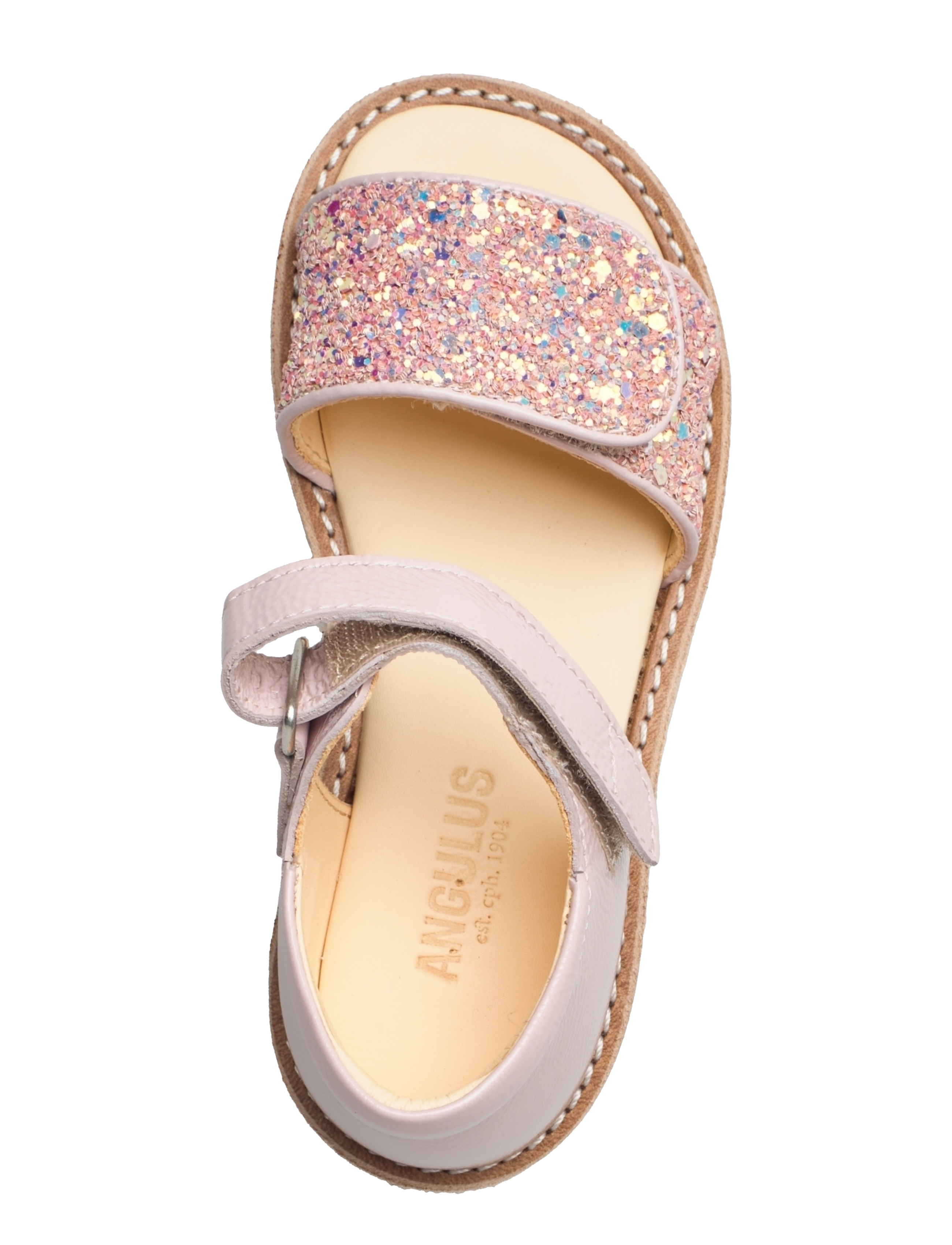 ANGULUS - Sandals - flat - suvised sooduspakkumised - 2704/2750 pale rose/rose glitt - 3