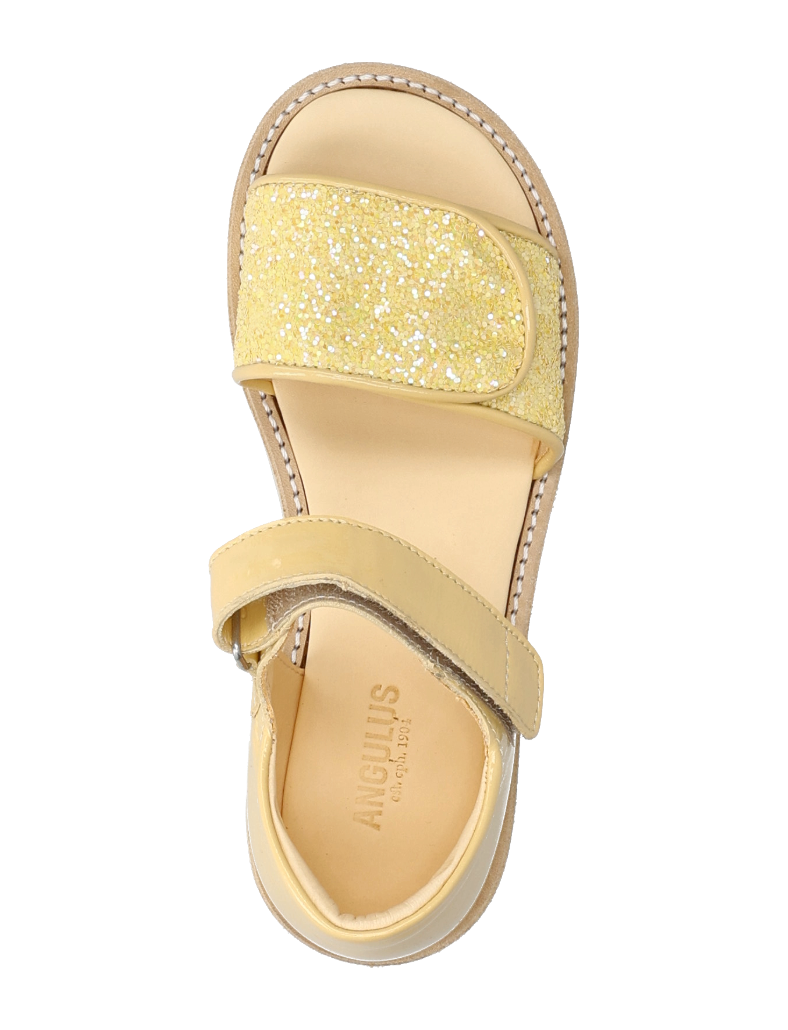 ANGULUS - Sandals - flat - sandaler - 2706/2825 mellow yellow/pineap - 3