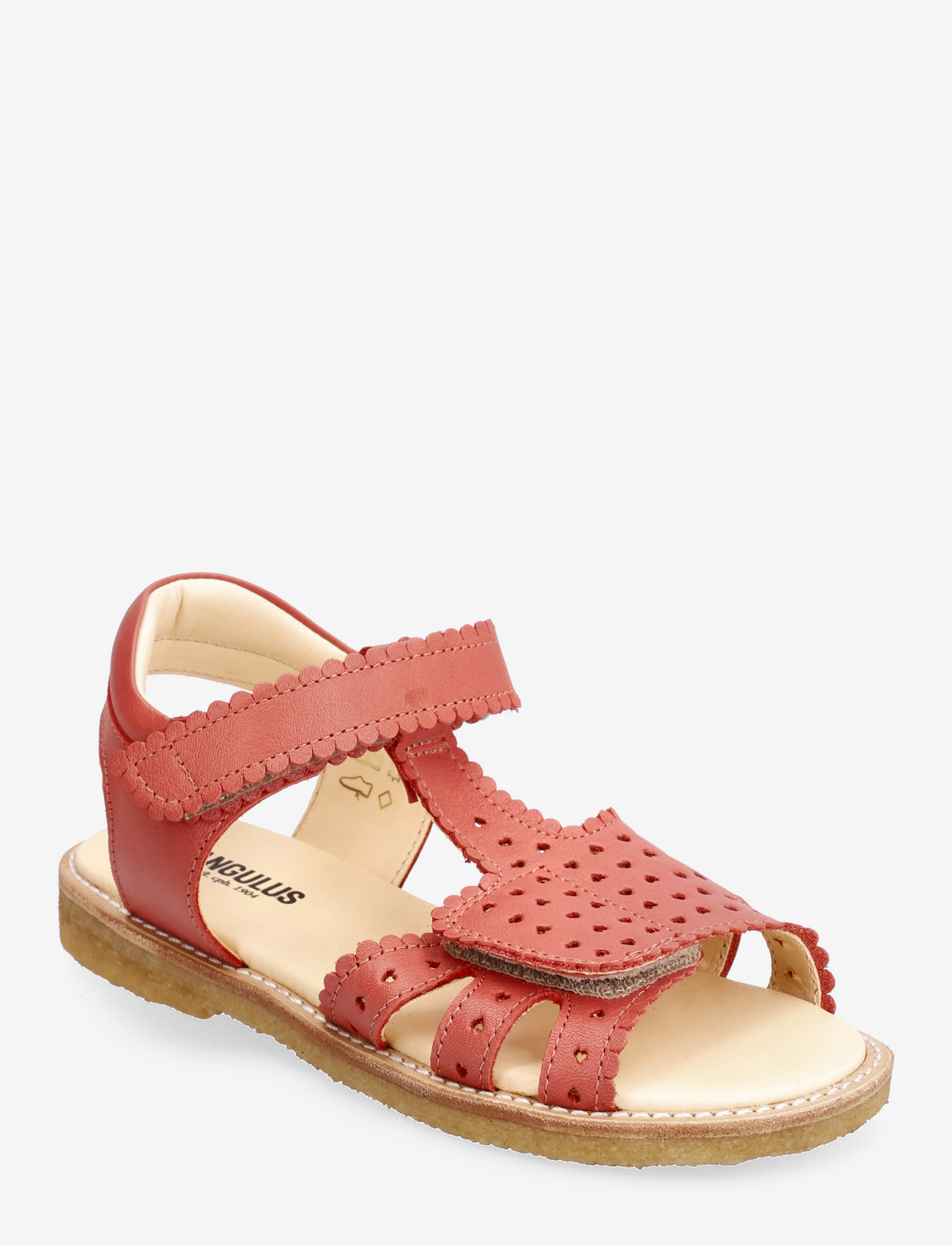 ANGULUS - Sandals - flat - spring shoes - 1591 coral - 0