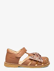 ANGULUS - Sandals - flat - closed toe - - sandaler - 1732/1708 almond/maple glitter - 1