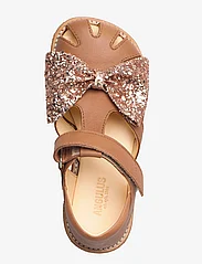 ANGULUS - Sandals - flat - closed toe - - sandaler - 1732/1708 almond/maple glitter - 3
