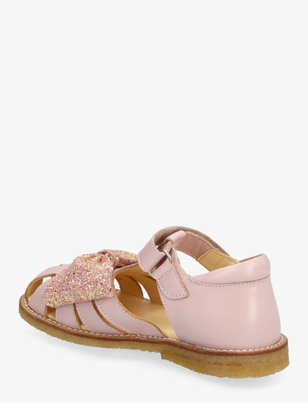 ANGULUS - Sandals - flat - closed toe - - schuhe - 2711/2750 pale rose/rose glitt - 2