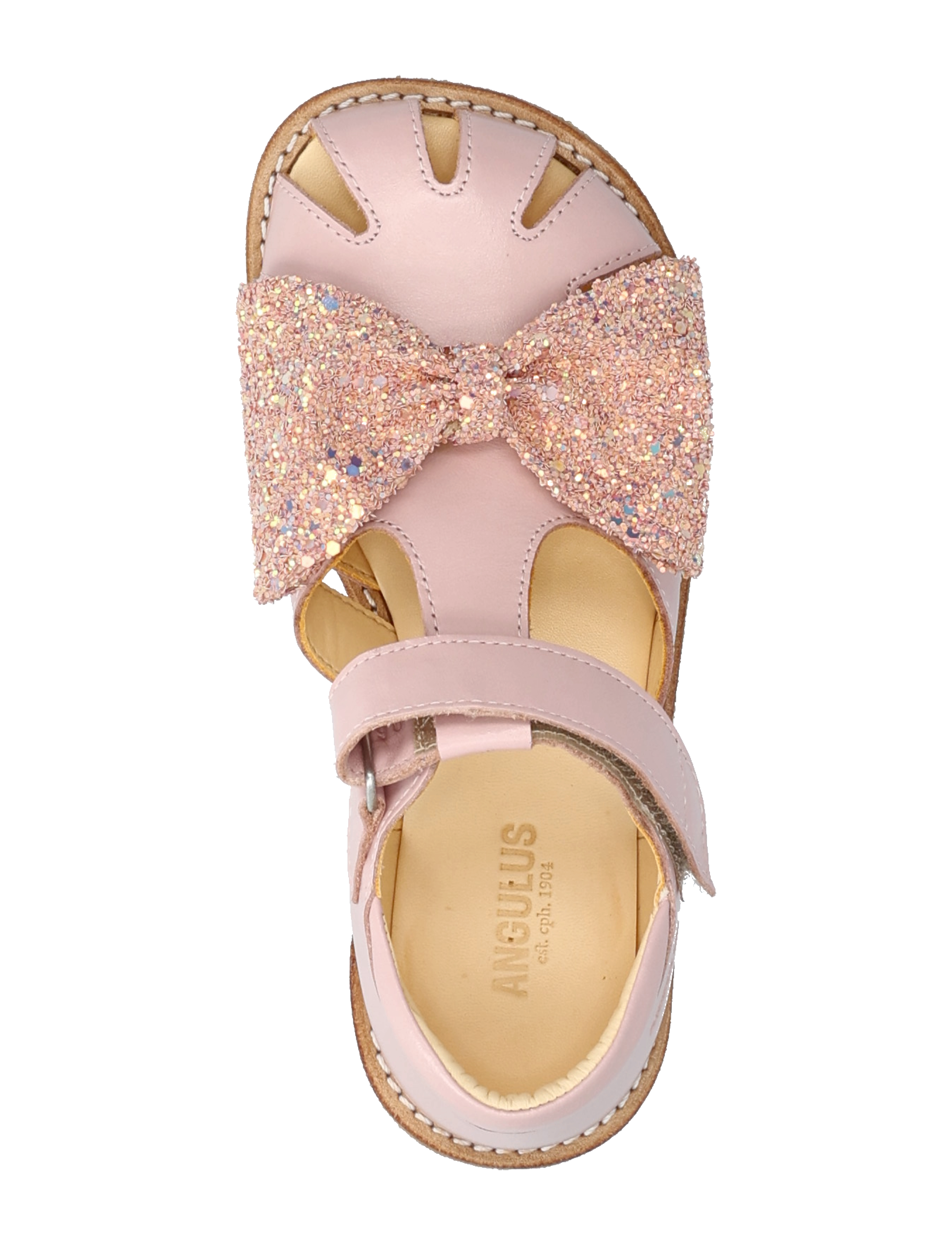 ANGULUS - Sandals - flat  - closed toe - kingad - 2711/2750 pale rose/rose glitt - 3