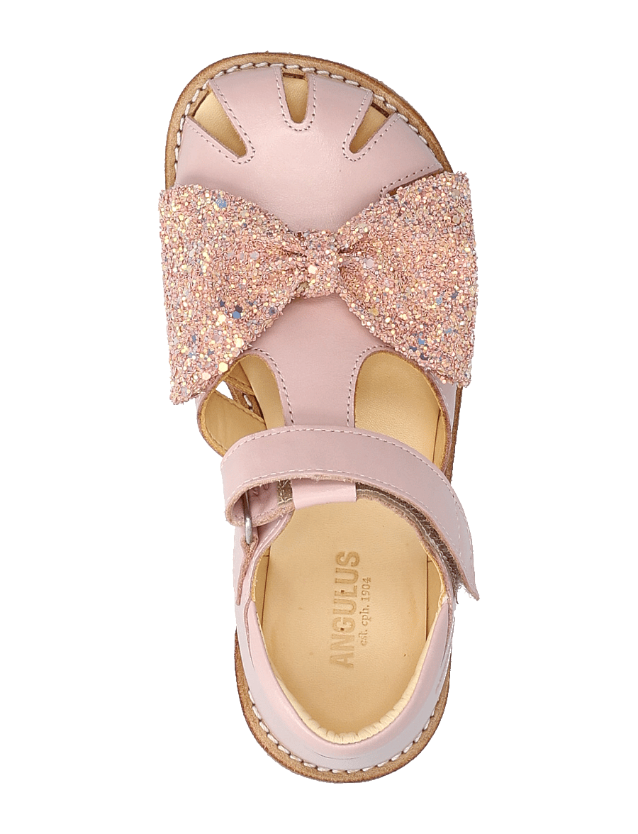 ANGULUS - Sandals - flat - closed toe - kingad - 2711/2750 pale rose/rose glitt - 3