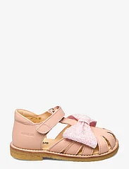 ANGULUS - Sandals - flat - closed toe - - vasaras piedāvājumi - 1471/2698 peach/rosa glitter - 1