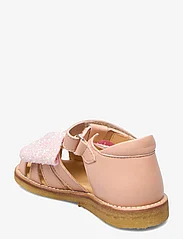 ANGULUS - Sandals - flat - closed toe - - kesälöytöjä - 1471/2698 peach/rosa glitter - 2