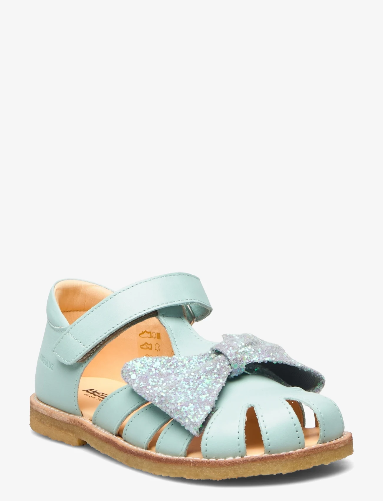 ANGULUS - Sandals - flat - closed toe - - summer savings - 1583/2697 mint/mint glitter - 0