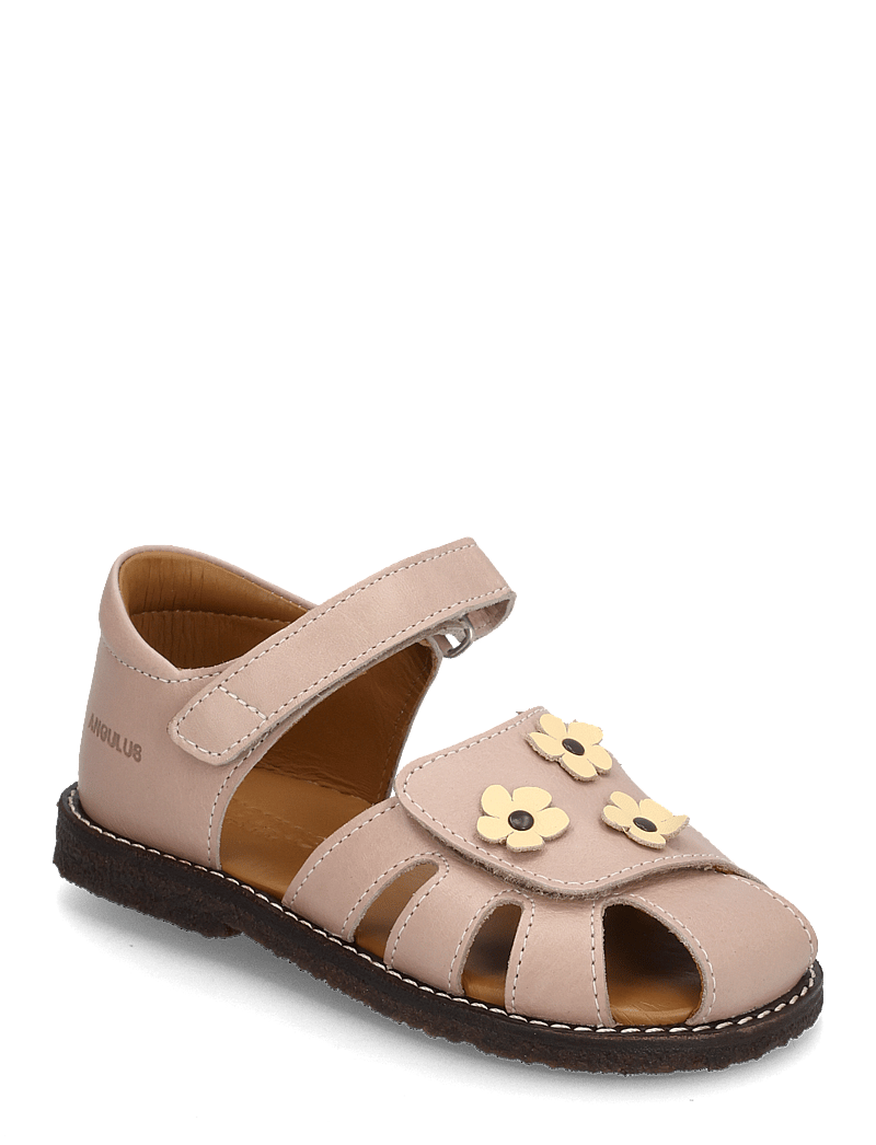 ANGULUS - Sandals - flat - closed toe - sko - 3203/2713 rosebud/mellow yello - 0