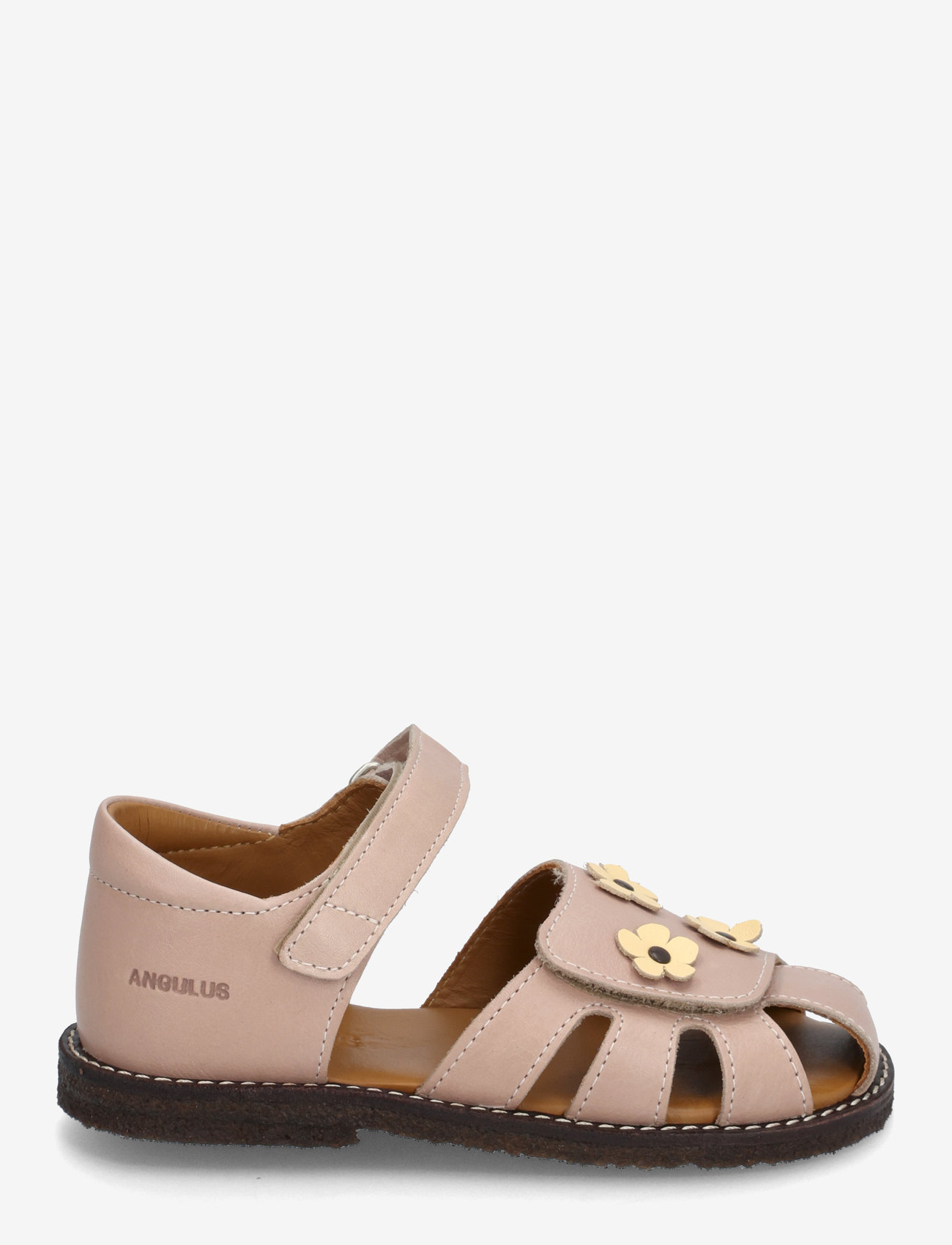 ANGULUS - Sandals - flat  - closed toe - birthday gifts - 3203/2713 rosebud/mellow yello - 1