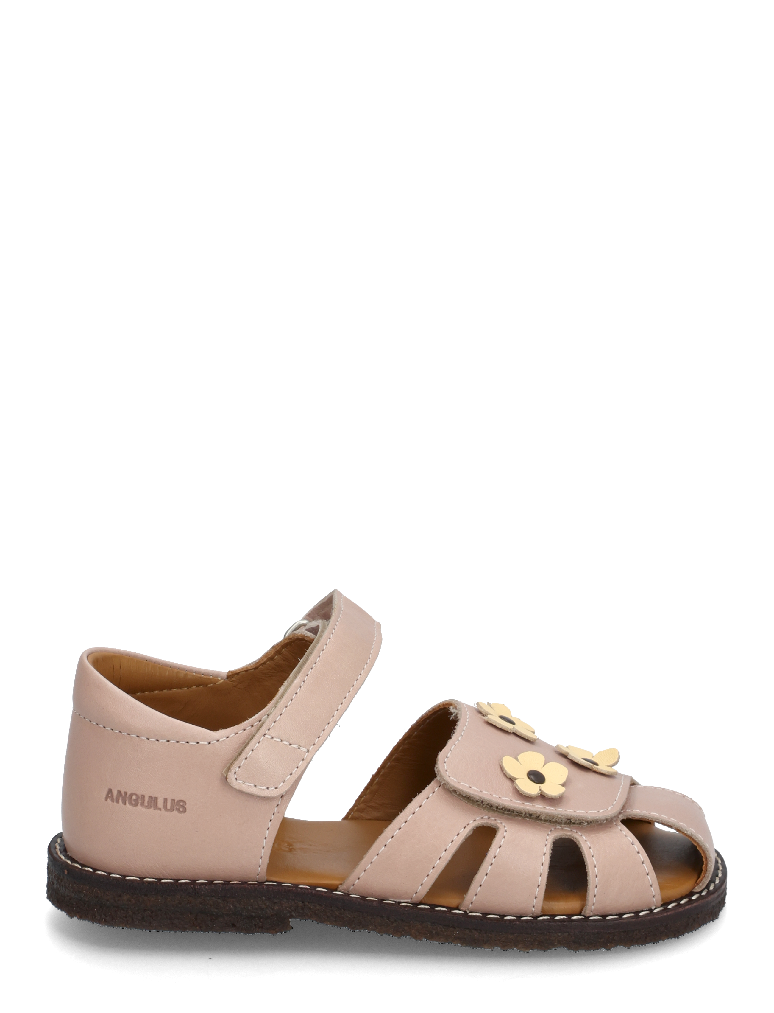 ANGULUS - Sandals - flat  - closed toe - summer savings - 3203/2713 rosebud/mellow yello - 1