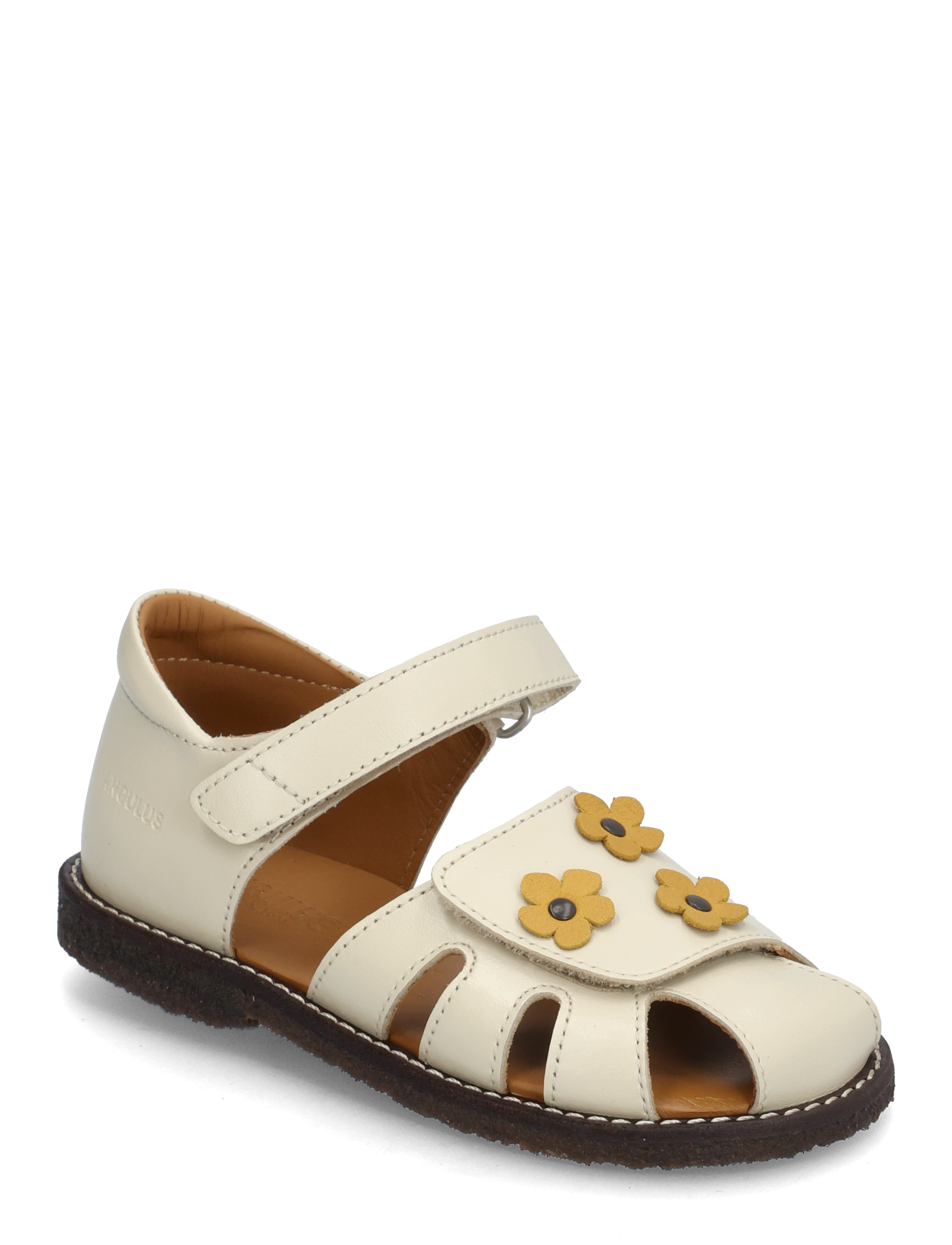 ANGULUS Sandals Flat Closed Toe, 23, Summer Schuhe, Creme - Sandals, Kinder