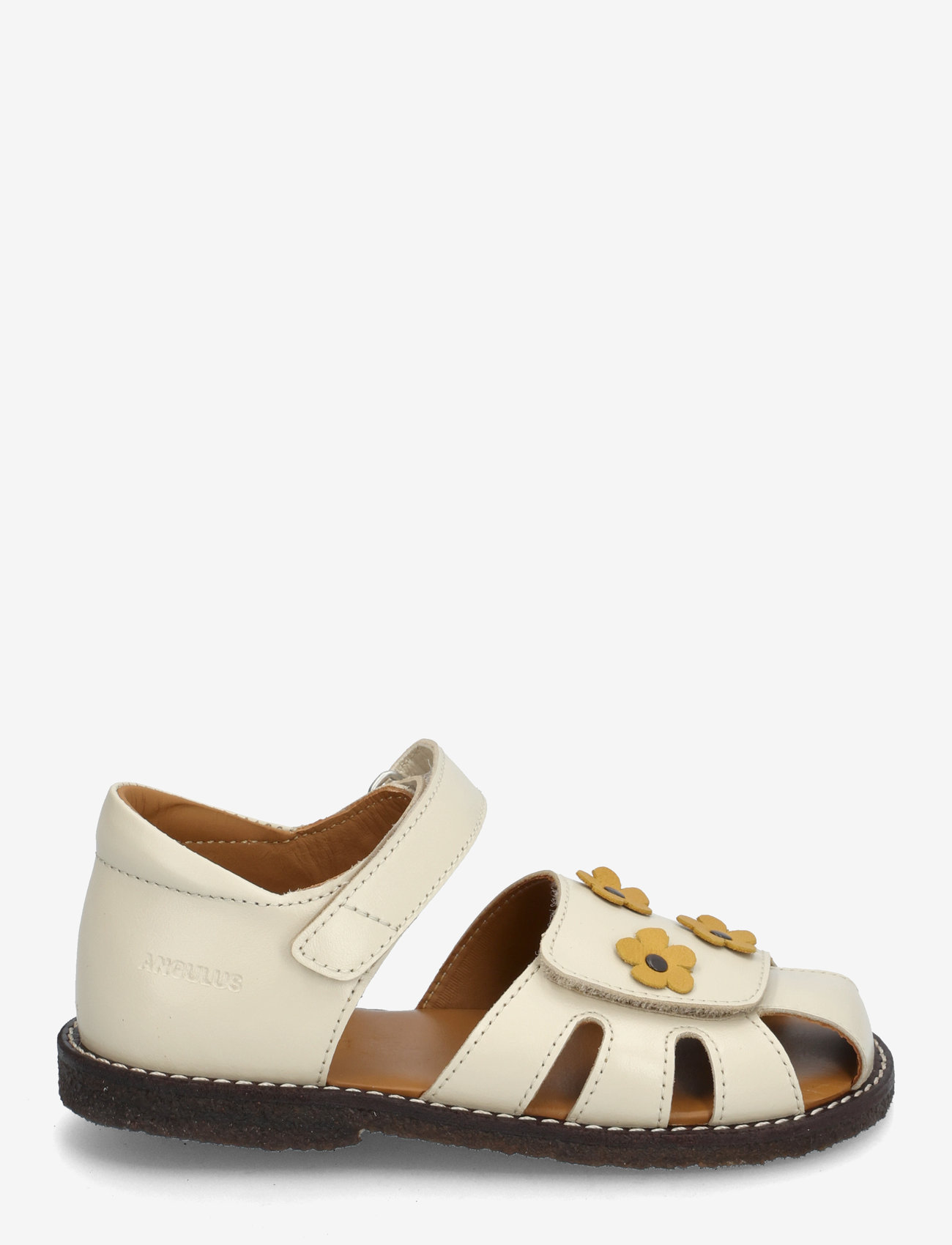 ANGULUS - Sandals - flat  - closed toe - sko - 1502/2713 buttermilk/sun yello - 1