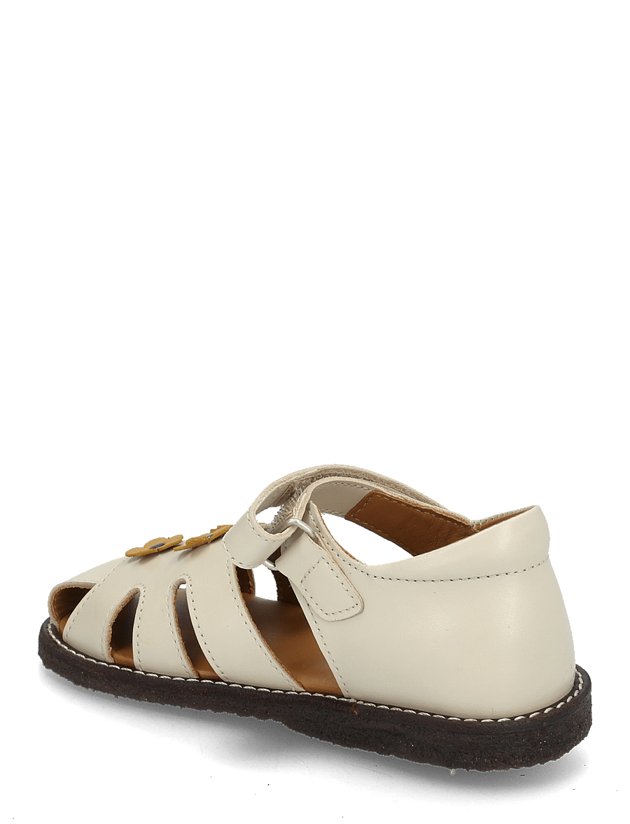 ANGULUS - Sandals - flat - closed toe - skor - 1502/2713 buttermilk/sun yello - 2