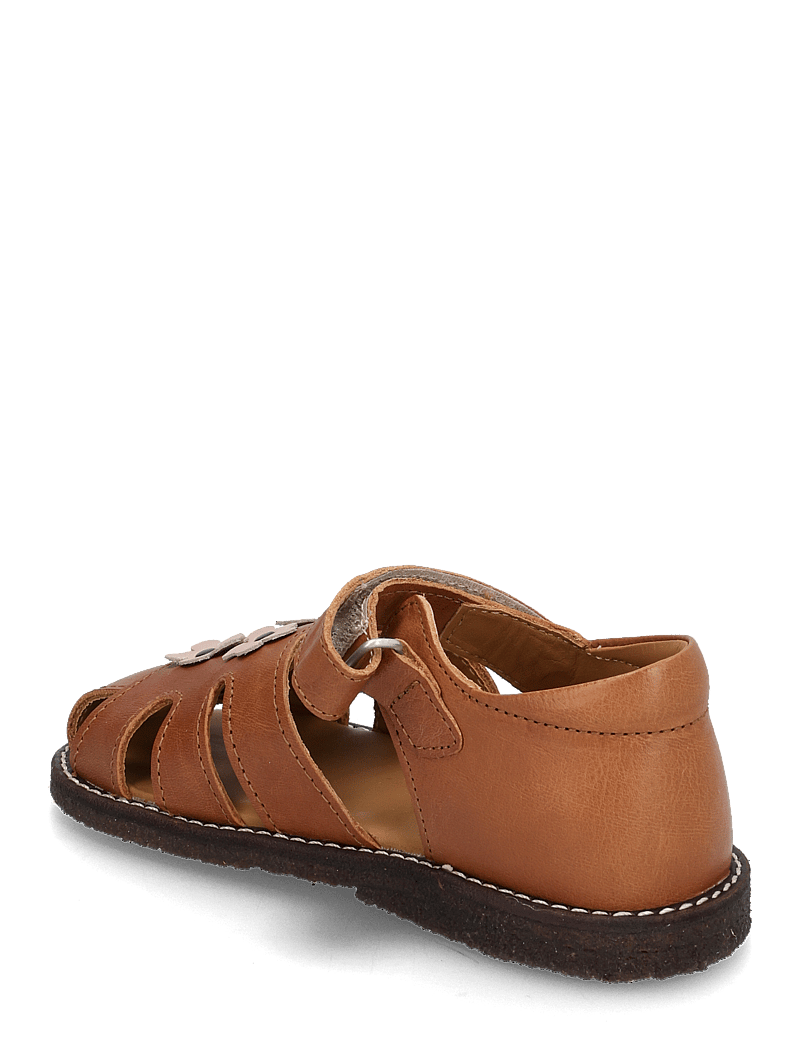 ANGULUS - Sandals - flat - closed toe - sko - 1545/3203 cognac/rosebud - 2