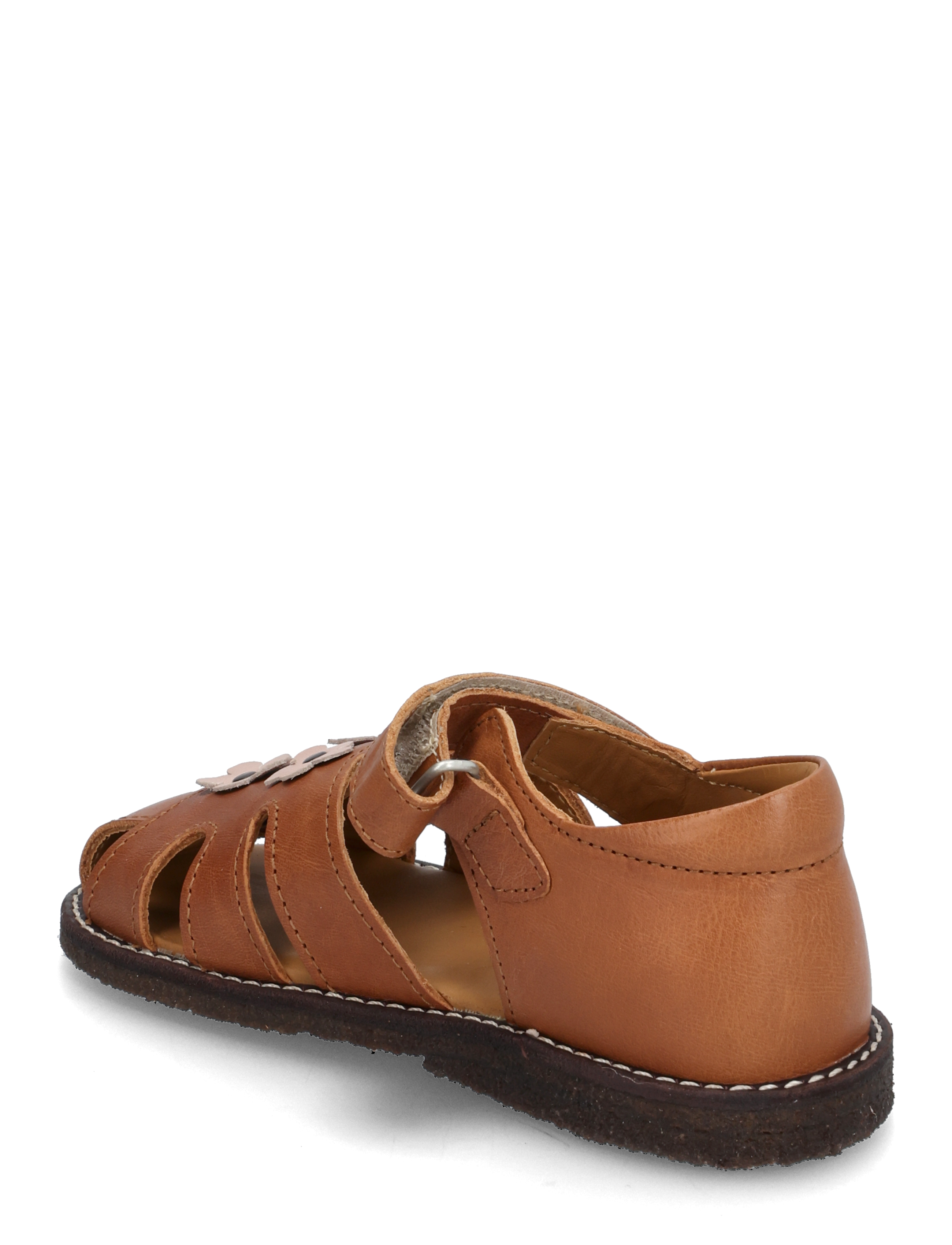 ANGULUS - Sandals - flat  - closed toe - skor - 1545/3203 cognac/rosebud - 2
