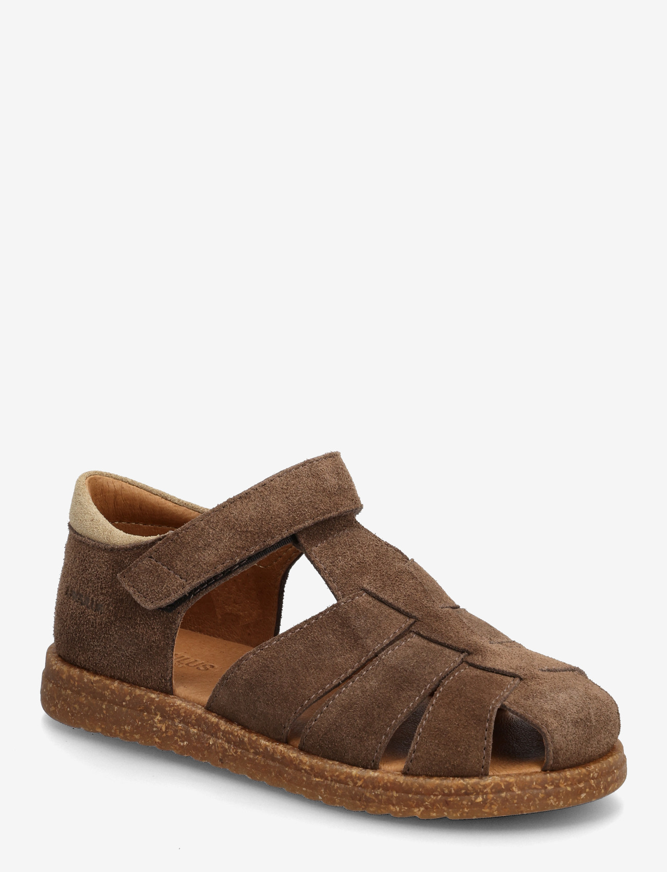 ANGULUS - Sandals - flat  - closed toe - sko - 1780/2217 dark taupe/sand - 1