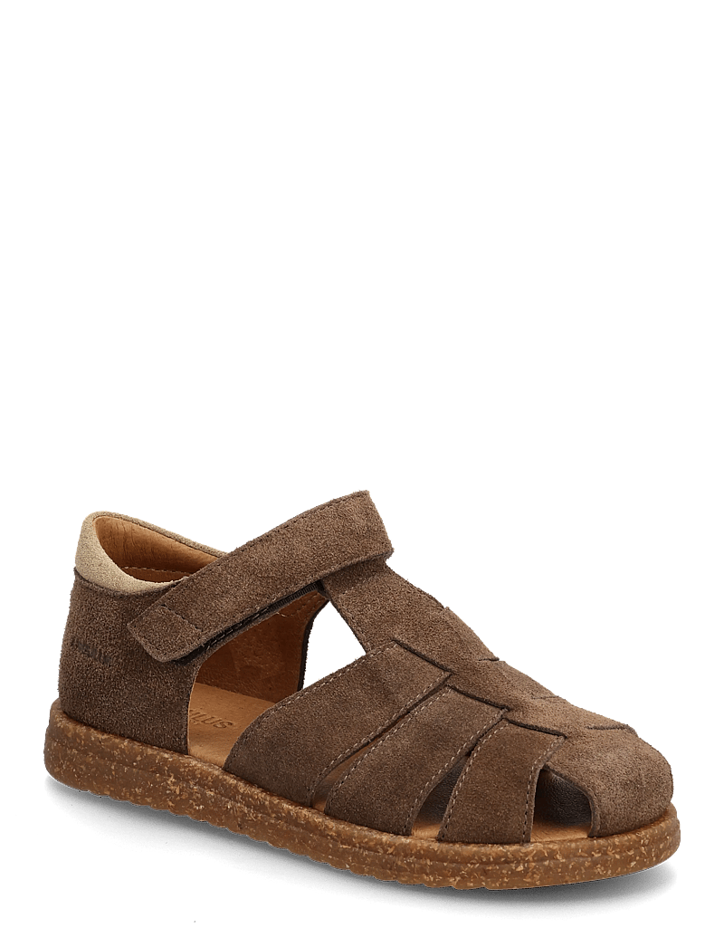 ANGULUS - Sandals - flat - closed toe - sko - 1780/2217 dark taupe/sand - 1