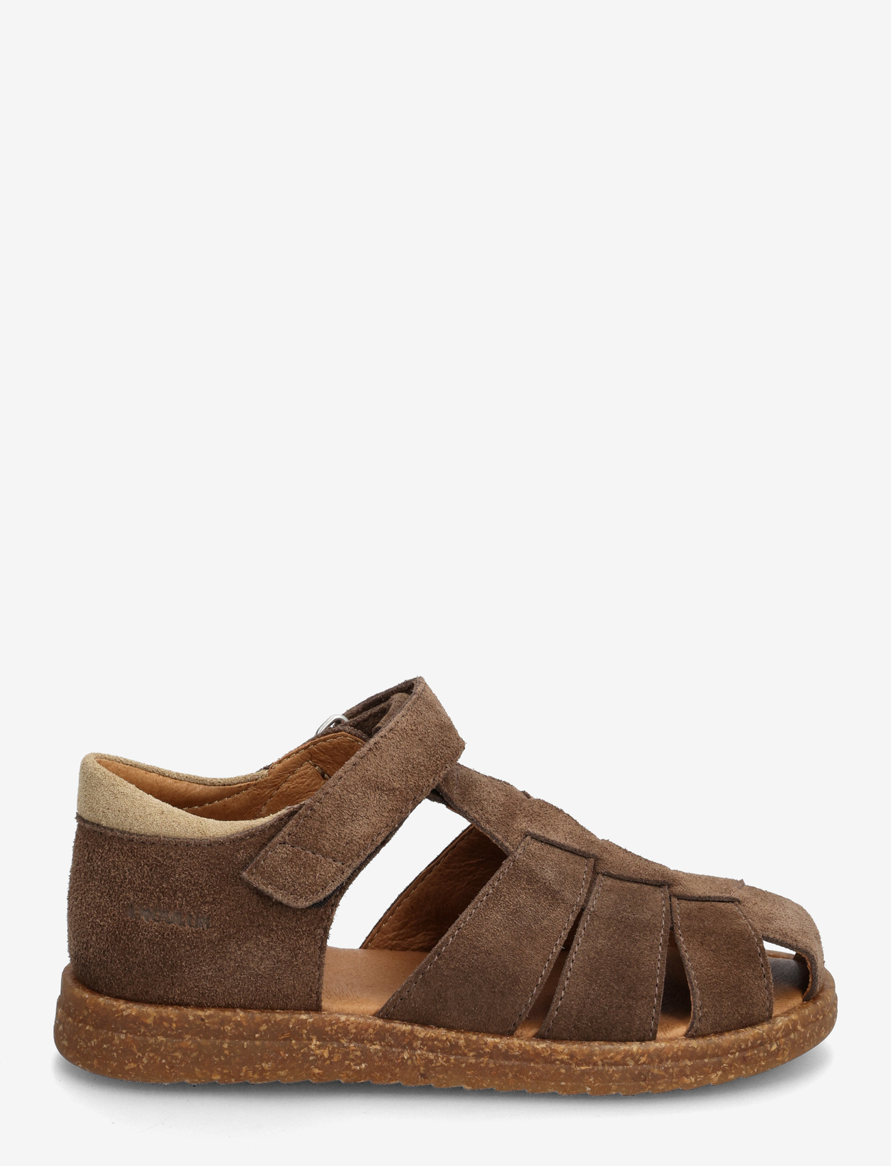 ANGULUS - Sandals - flat  - closed toe - sko - 1780/2217 dark taupe/sand - 2