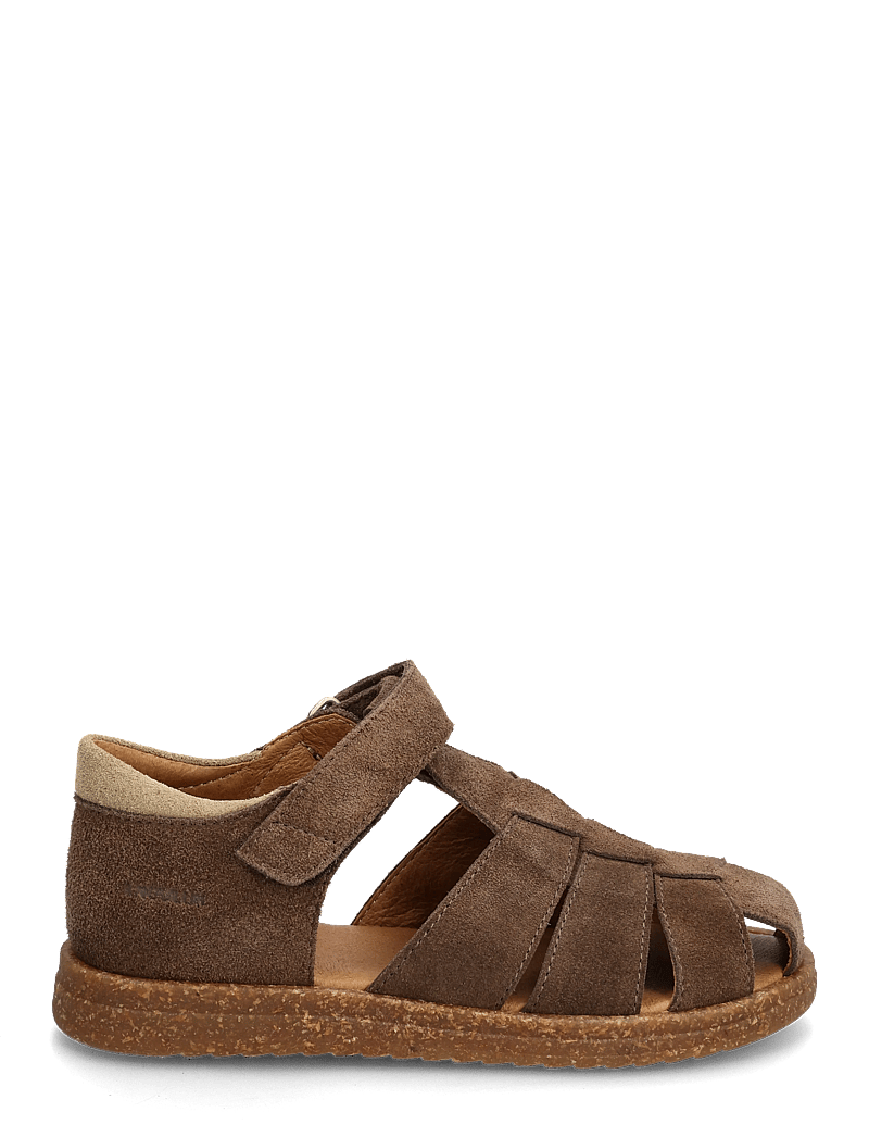 ANGULUS - Sandals - flat - closed toe - sko - 1780/2217 dark taupe/sand - 2
