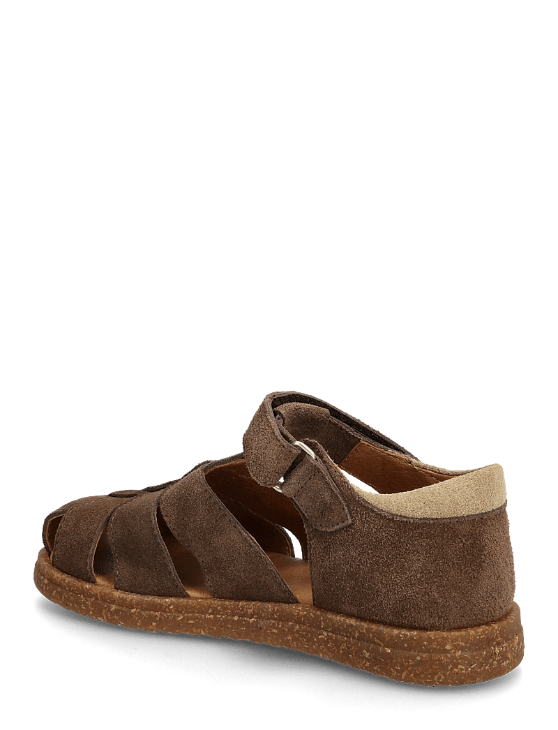 ANGULUS - Sandals - flat - closed toe - sko - 1780/2217 dark taupe/sand - 3