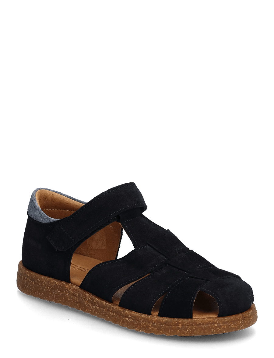 ANGULUS - Sandals - flat - closed toe - skor - 1778/2734 navy/blue fog - 0