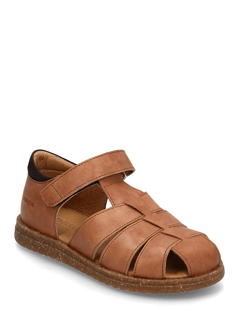 ANGULUS - Sandals - flat - closed toe - skor - 1789/1779 tan/dark brown - 0