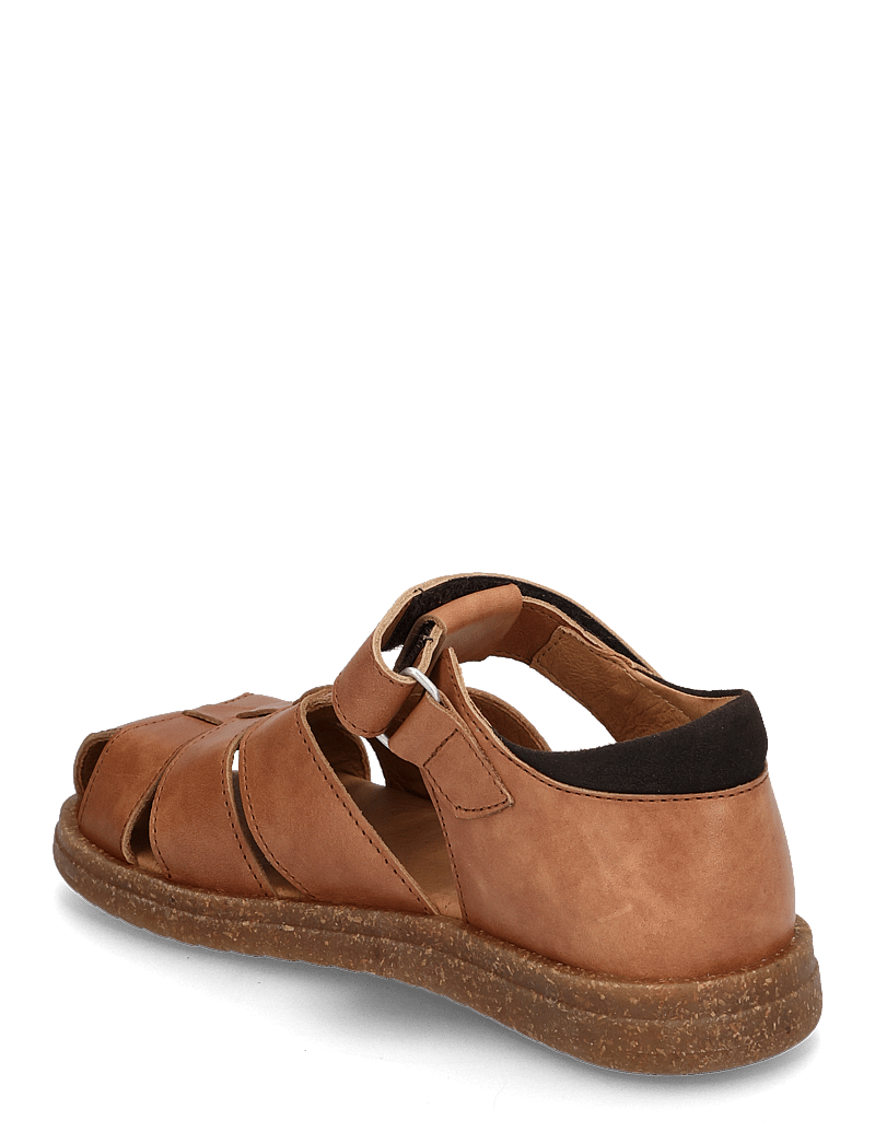 ANGULUS - Sandals - flat - closed toe - skor - 1789/1779 tan/dark brown - 2