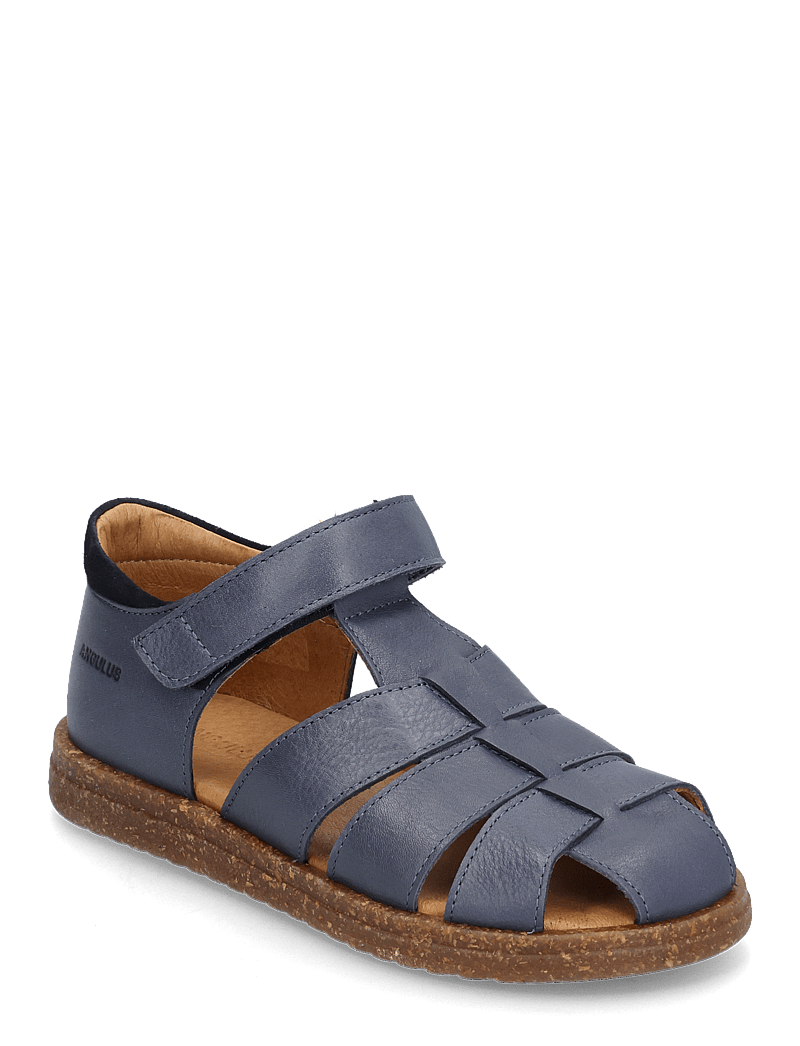 ANGULUS - Sandals - flat - closed toe - - sko - 2722/1778 indigo/navy - 0