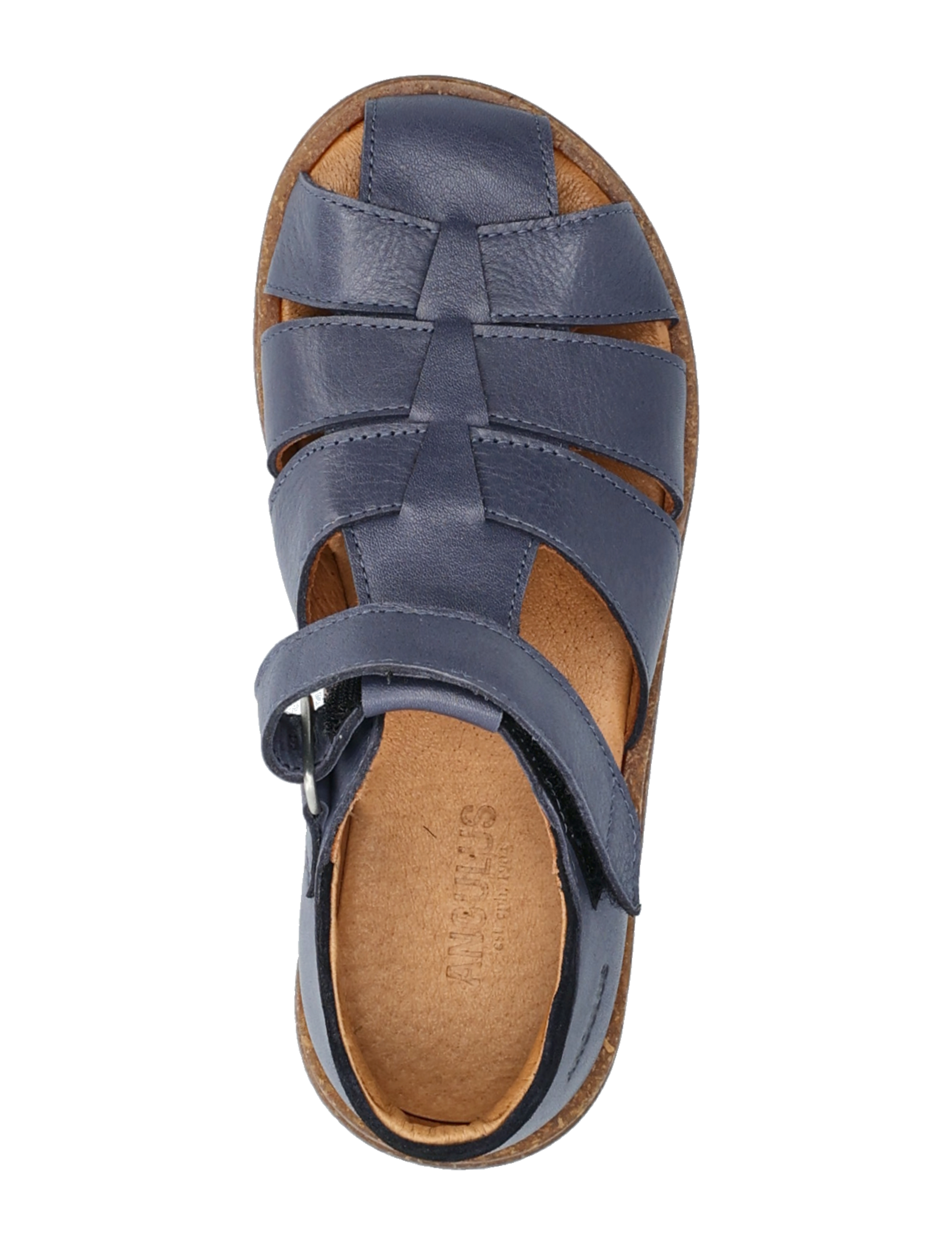 ANGULUS - Sandals - flat  - closed toe - skor - 2722/1778 indigo/navy - 3