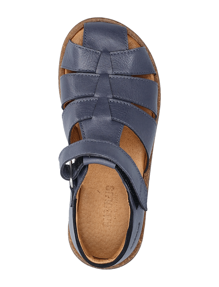 ANGULUS - Sandals - flat - closed toe - skor - 2722/1778 indigo/navy - 3
