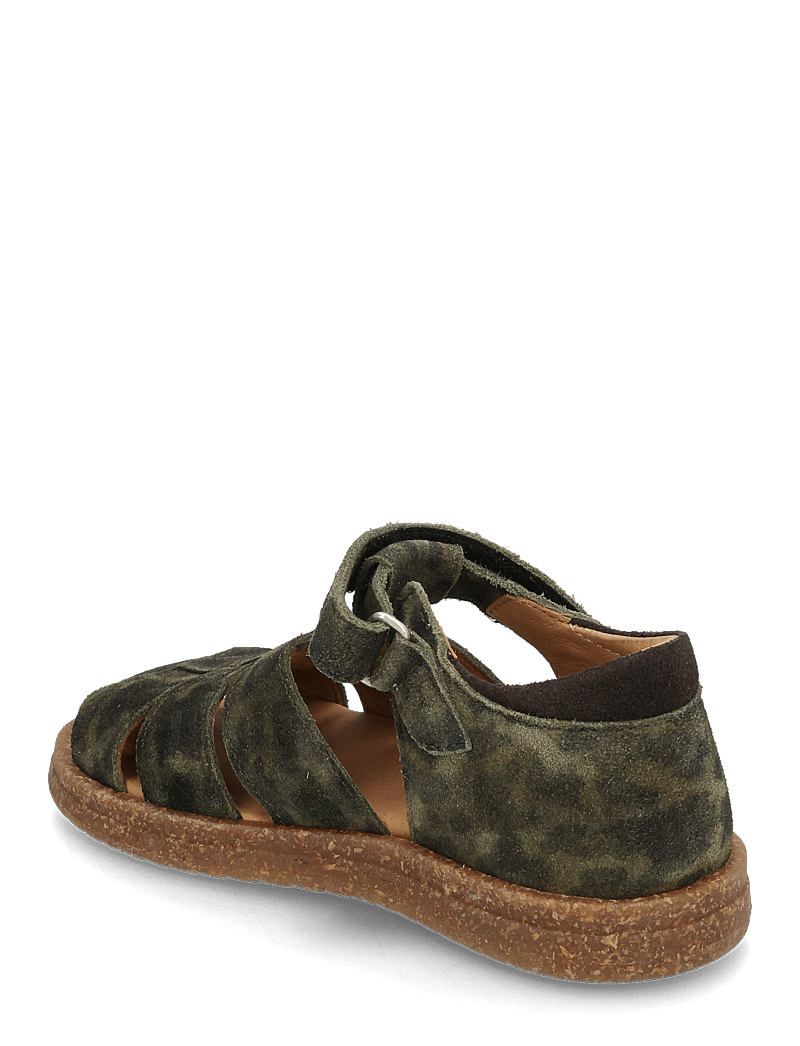 ANGULUS - Sandals - flat - closed toe - sko - 3608/1779 marshland print/dark - 2