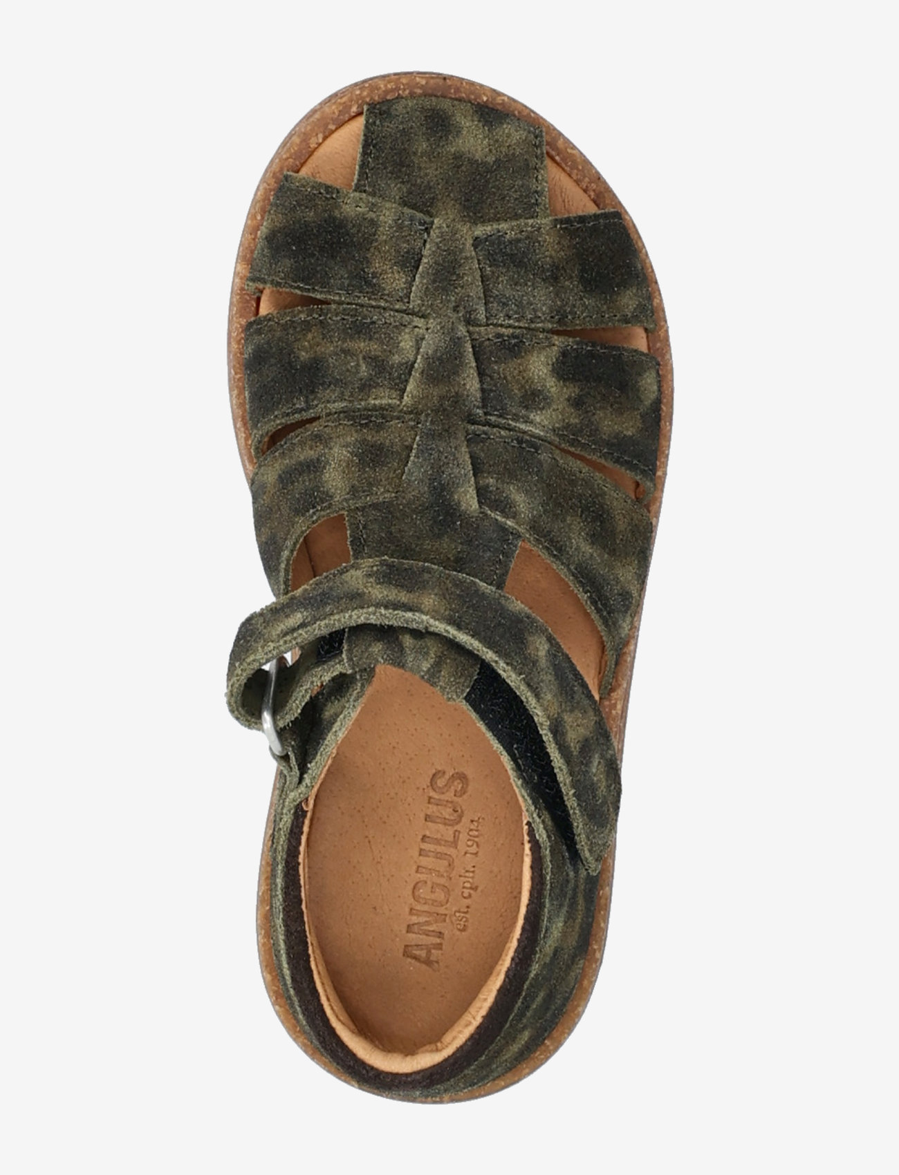 ANGULUS - Sandals - flat  - closed toe - lapset - 3608/1779 marshland print/dark - 3