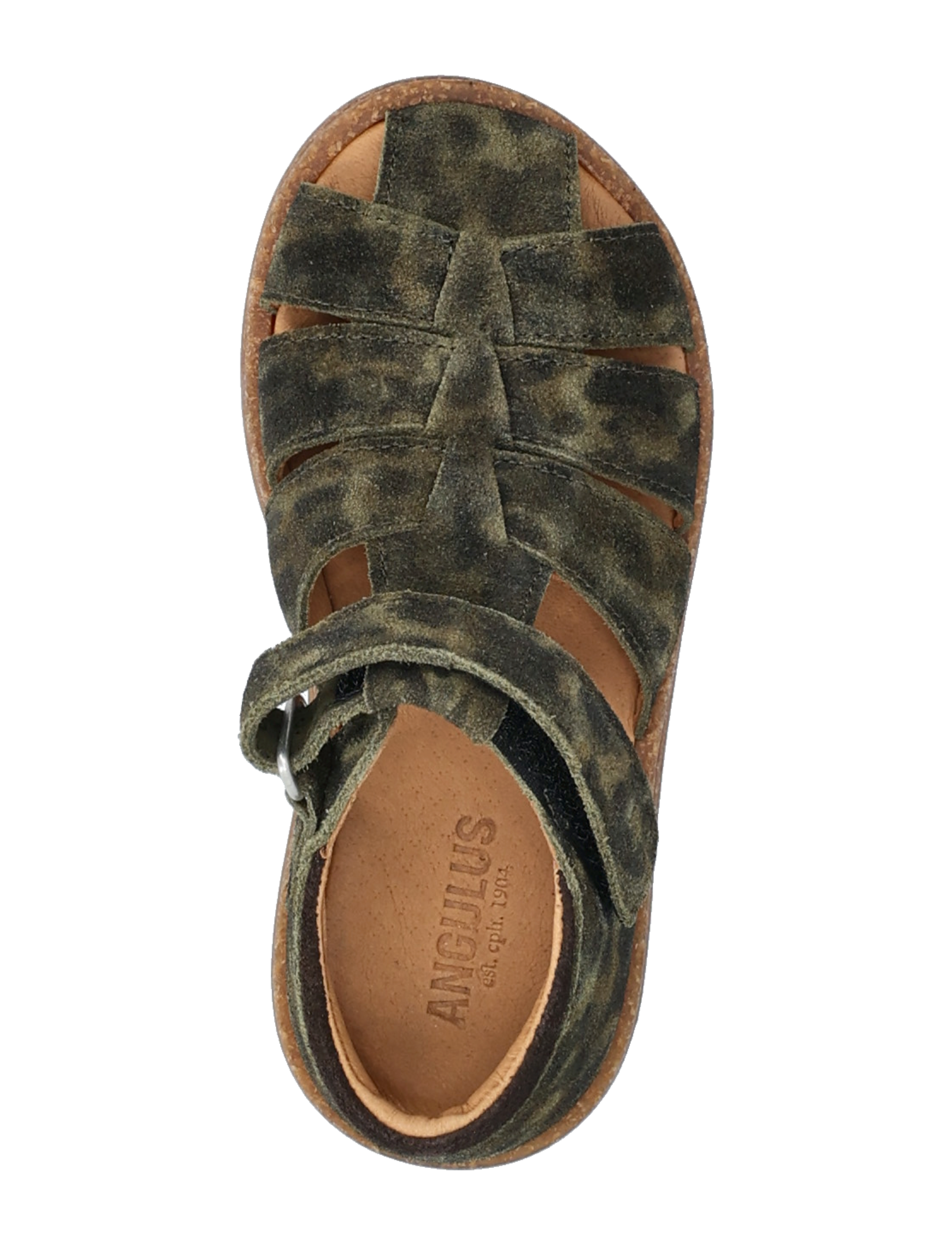 ANGULUS - Sandals - flat  - closed toe - schuhe - 3608/1779 marshland print/dark - 3
