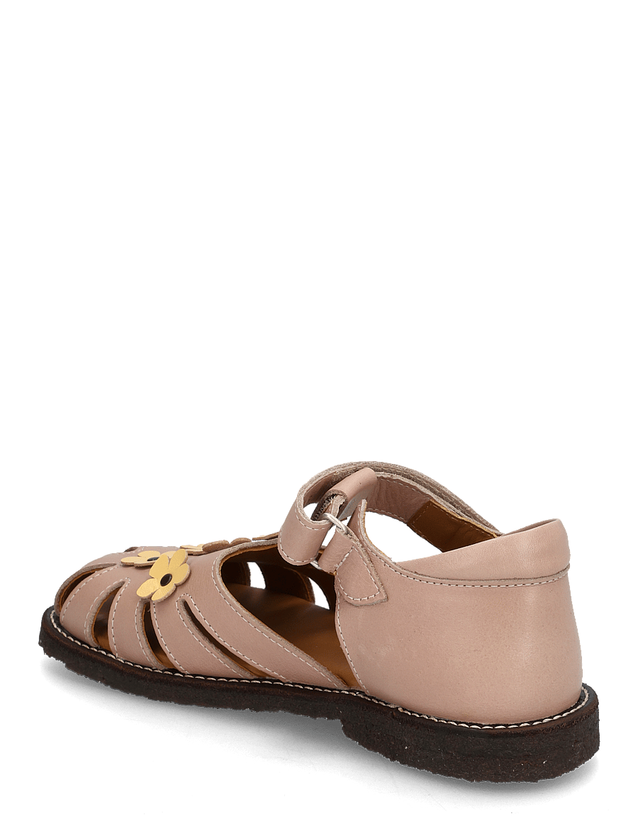 ANGULUS - Sandals - flat - closed toe - skór - 3203/2713 rosebud/mellow yello - 2