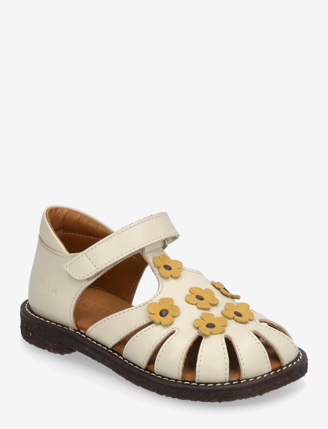 ANGULUS - Sandals - flat  - closed toe - geburtstagsgeschenke - 1502/2713 buttermilk/sun yello - 0