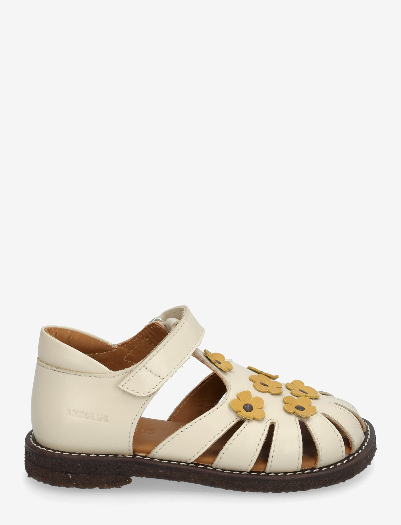 ANGULUS - Sandals - flat  - closed toe - geburtstagsgeschenke - 1502/2713 buttermilk/sun yello - 1