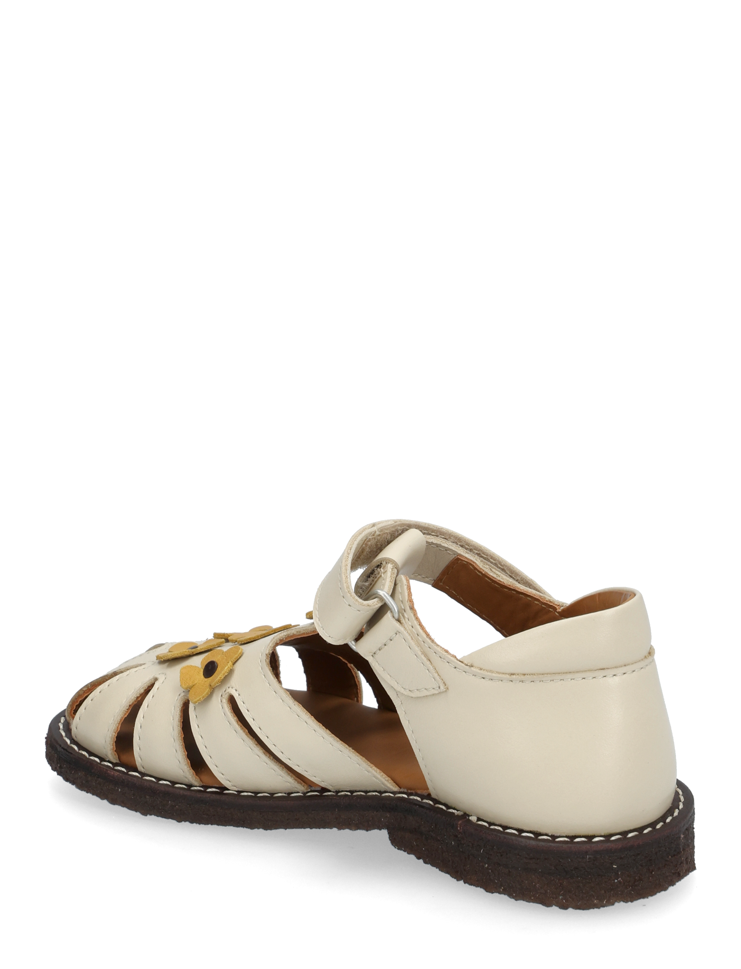 ANGULUS - Sandals - flat  - closed toe - sommerschnäppchen - 1502/2713 buttermilk/sun yello - 2