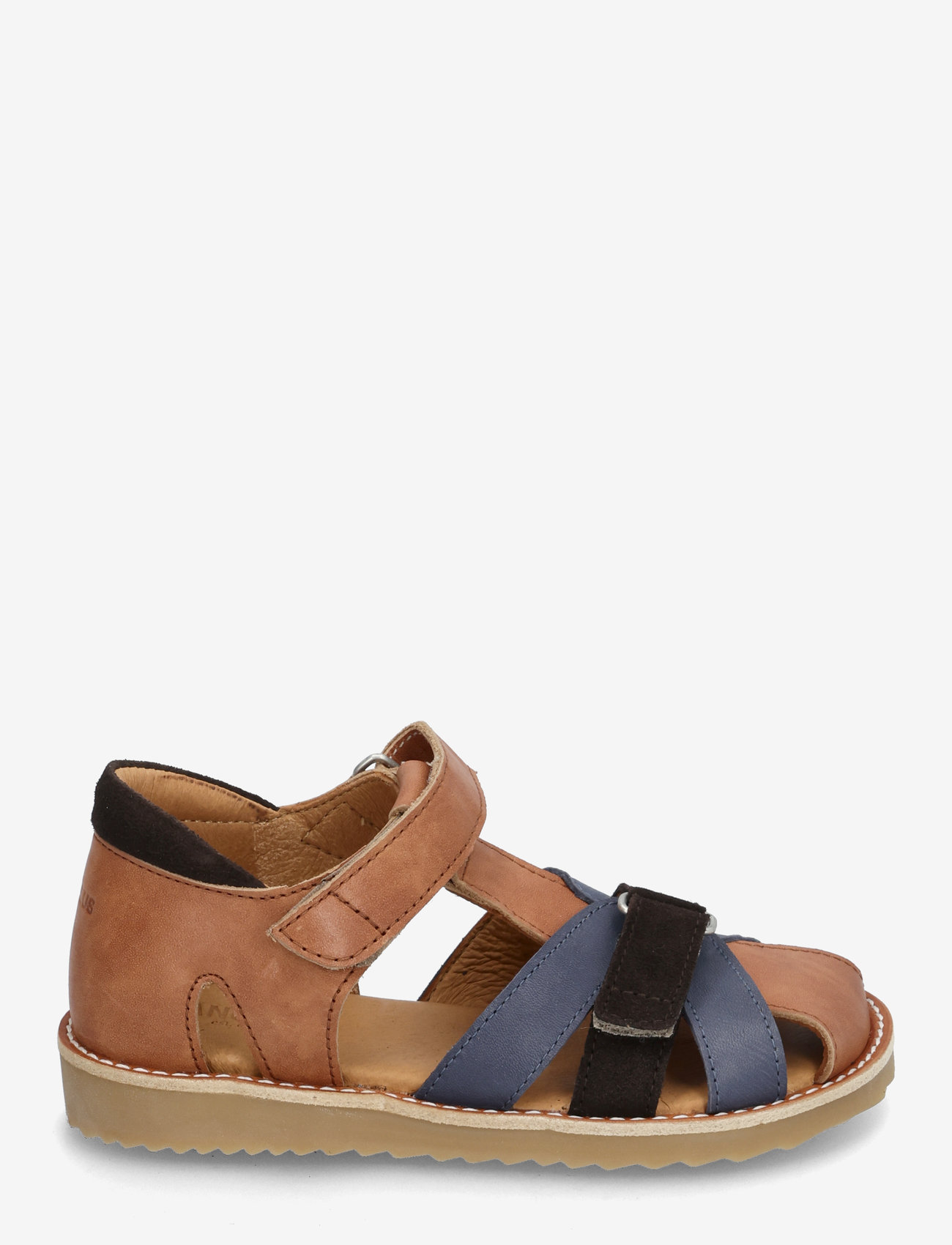 ANGULUS - Sandals - flat  - closed toe - sünnipäevakingitused - 1789/2722/1779 tan/indigo/dark - 1