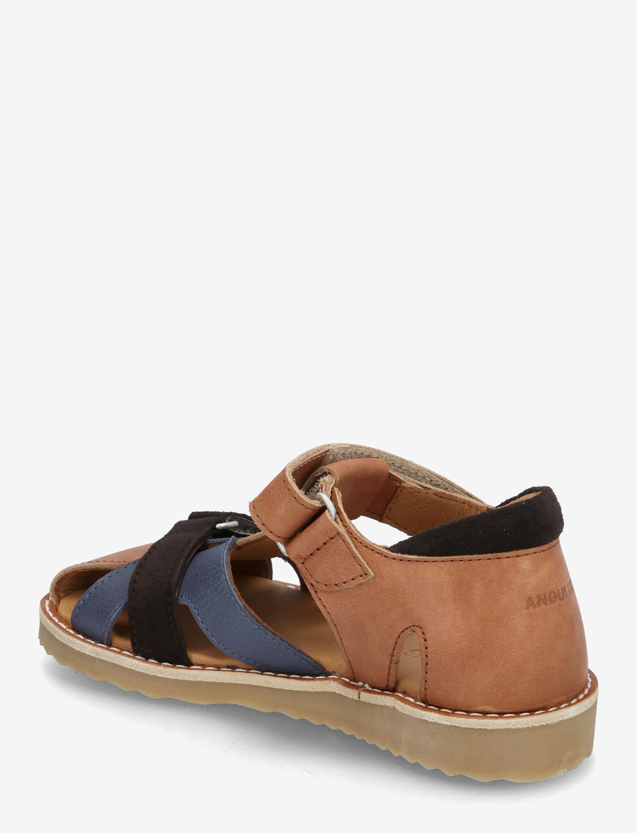 ANGULUS - Sandals - flat  - closed toe - sünnipäevakingitused - 1789/2722/1779 tan/indigo/dark - 2