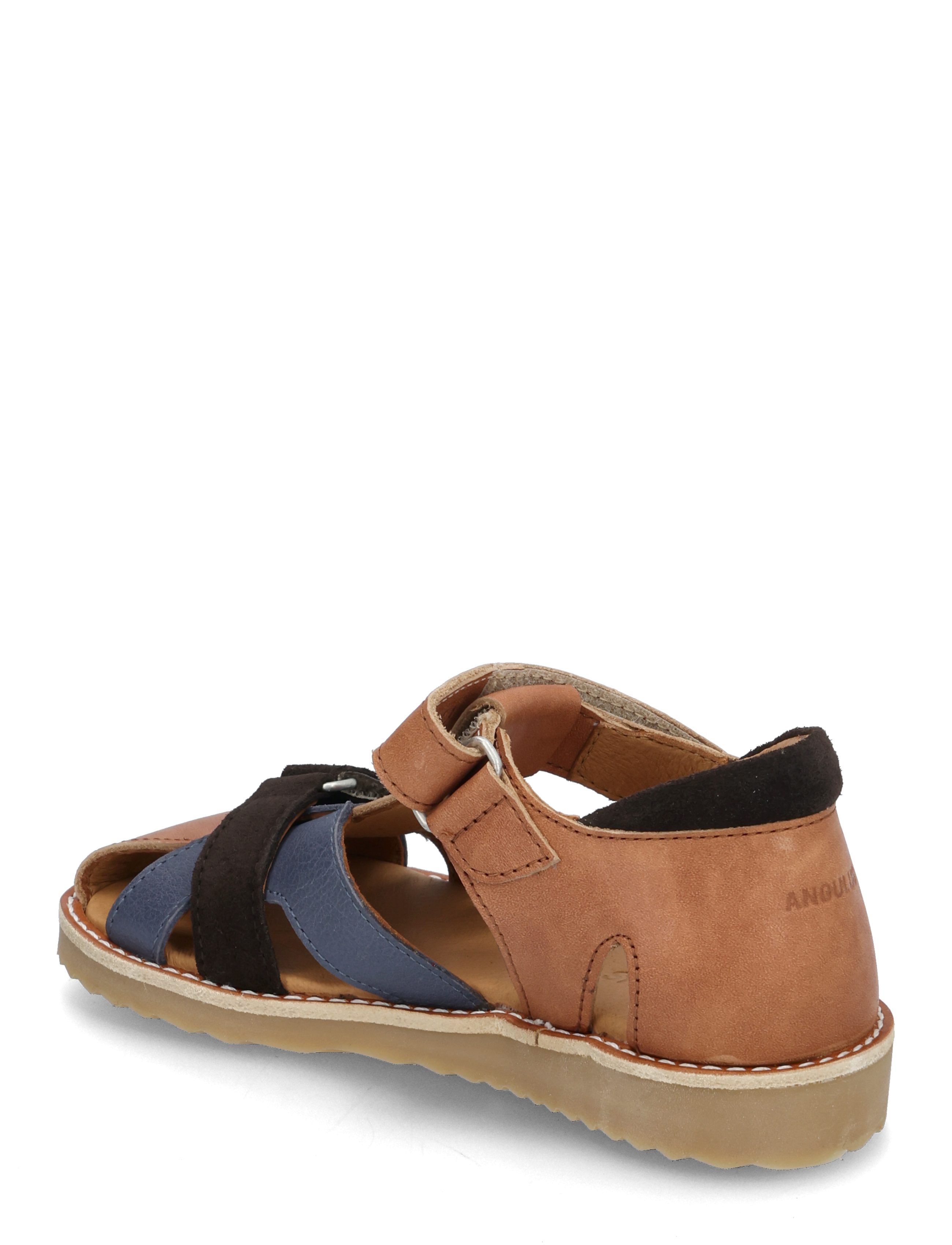 ANGULUS - Sandals - flat  - closed toe - sommerschnäppchen - 1789/2722/1779 tan/indigo/dark - 2