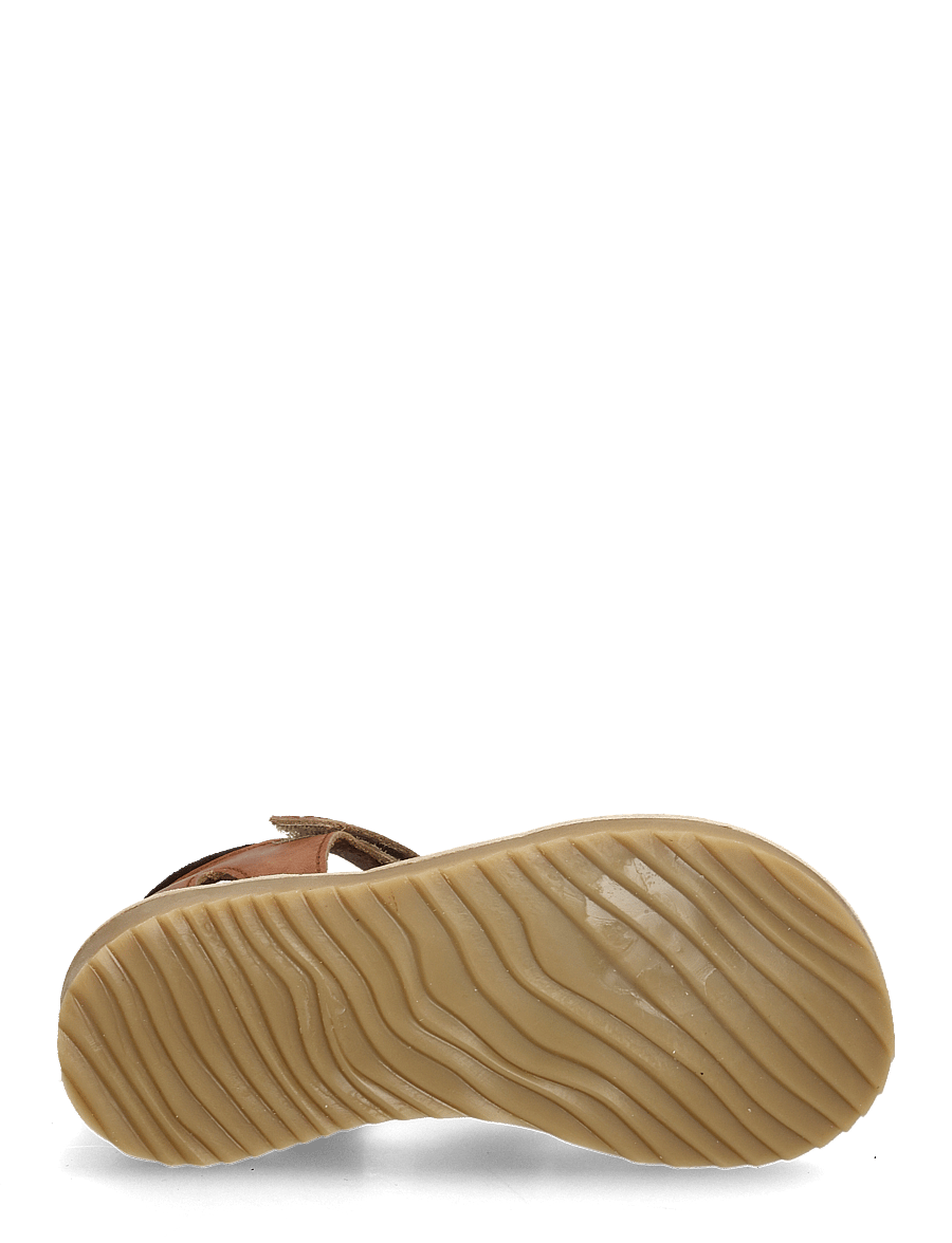 ANGULUS - Sandals - flat - closed toe - kengät - 1789/2722/1779 tan/indigo/dark - 4