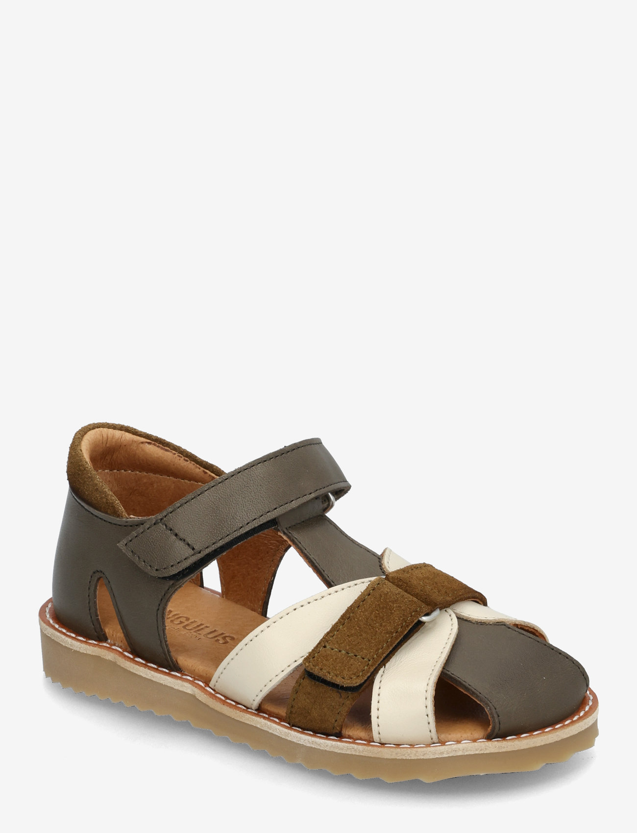 ANGULUS - Sandals - flat  - closed toe - skor - 3207/1502/2209 forrest/butterm - 0