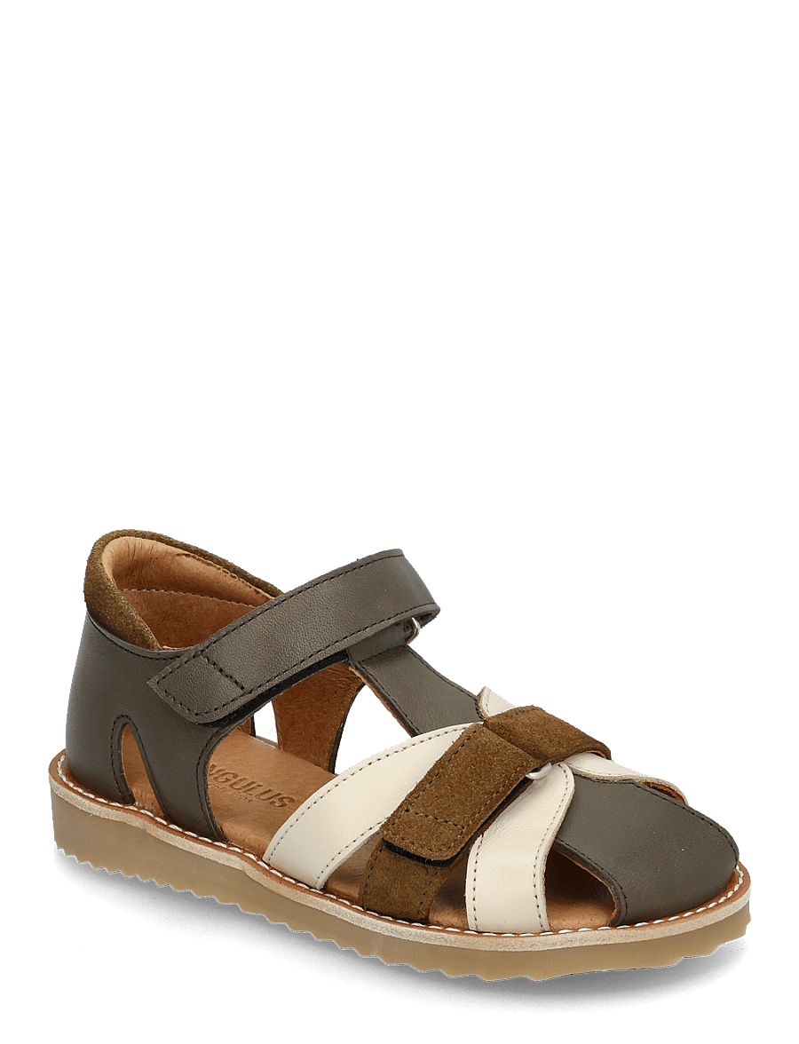 ANGULUS - Sandals - flat - closed toe - skor - 3207/1502/2209 forrest/butterm - 0