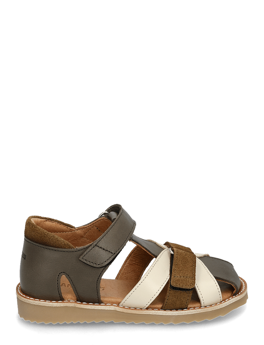 ANGULUS - Sandals - flat - closed toe - skor - 3207/1502/2209 forrest/butterm - 1