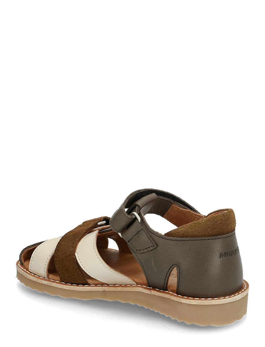 ANGULUS - Sandals - flat - closed toe - schuhe - 3207/1502/2209 forrest/butterm - 2