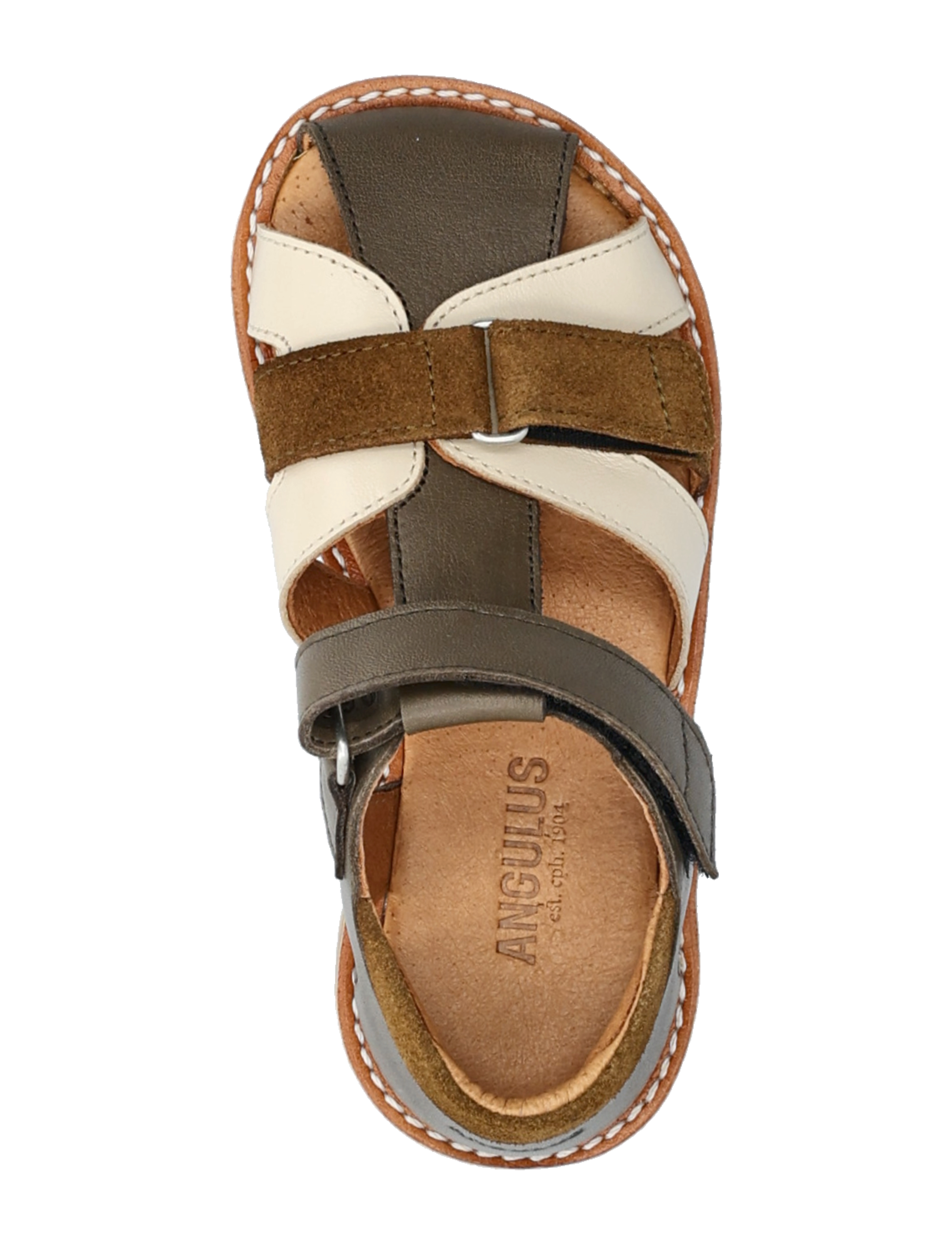 ANGULUS - Sandals - flat - closed toe - skor - 3207/1502/2209 forrest/butterm - 3