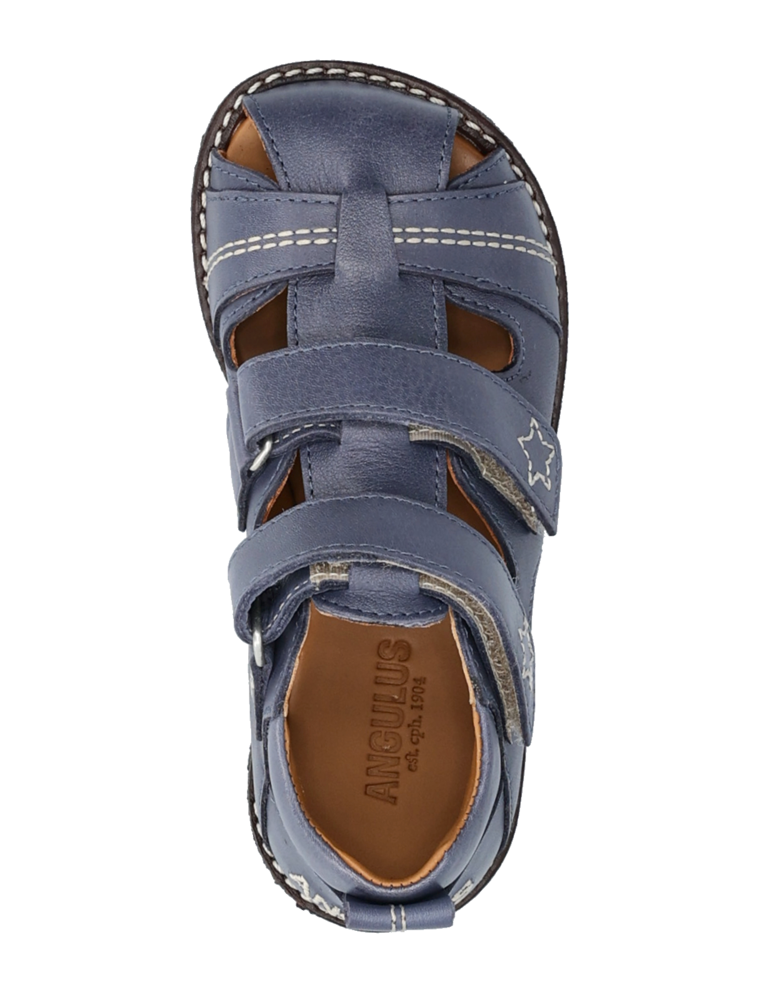 ANGULUS - Sandals - flat  - closed toe - skor - 2722 indigo - 3