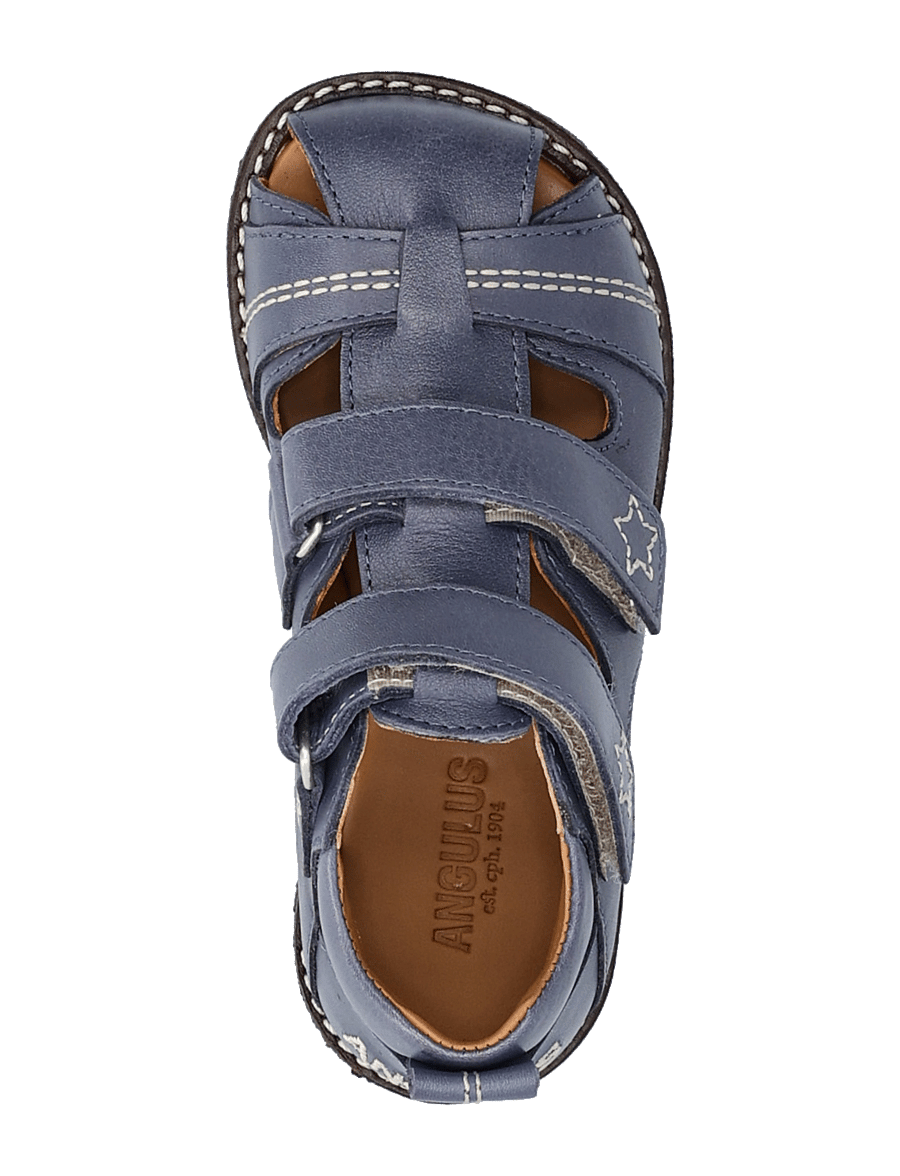 ANGULUS - Sandals - flat - closed toe - skor - 2722 indigo - 3