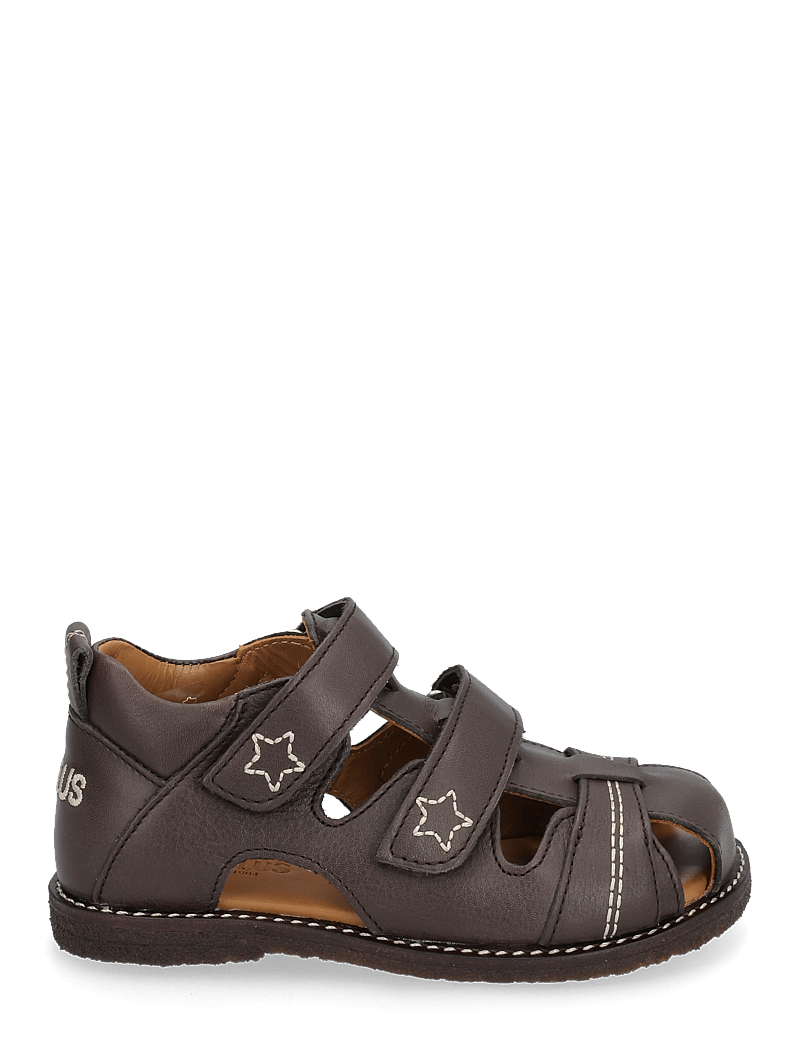 ANGULUS - Sandals - flat - closed toe - skor - 3200 dark brown - 2