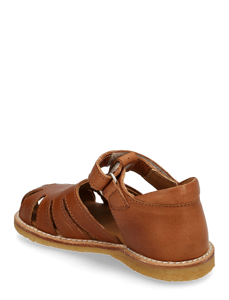 ANGULUS - Sandals - flat - closed toe - skor - 1545 cognac - 2